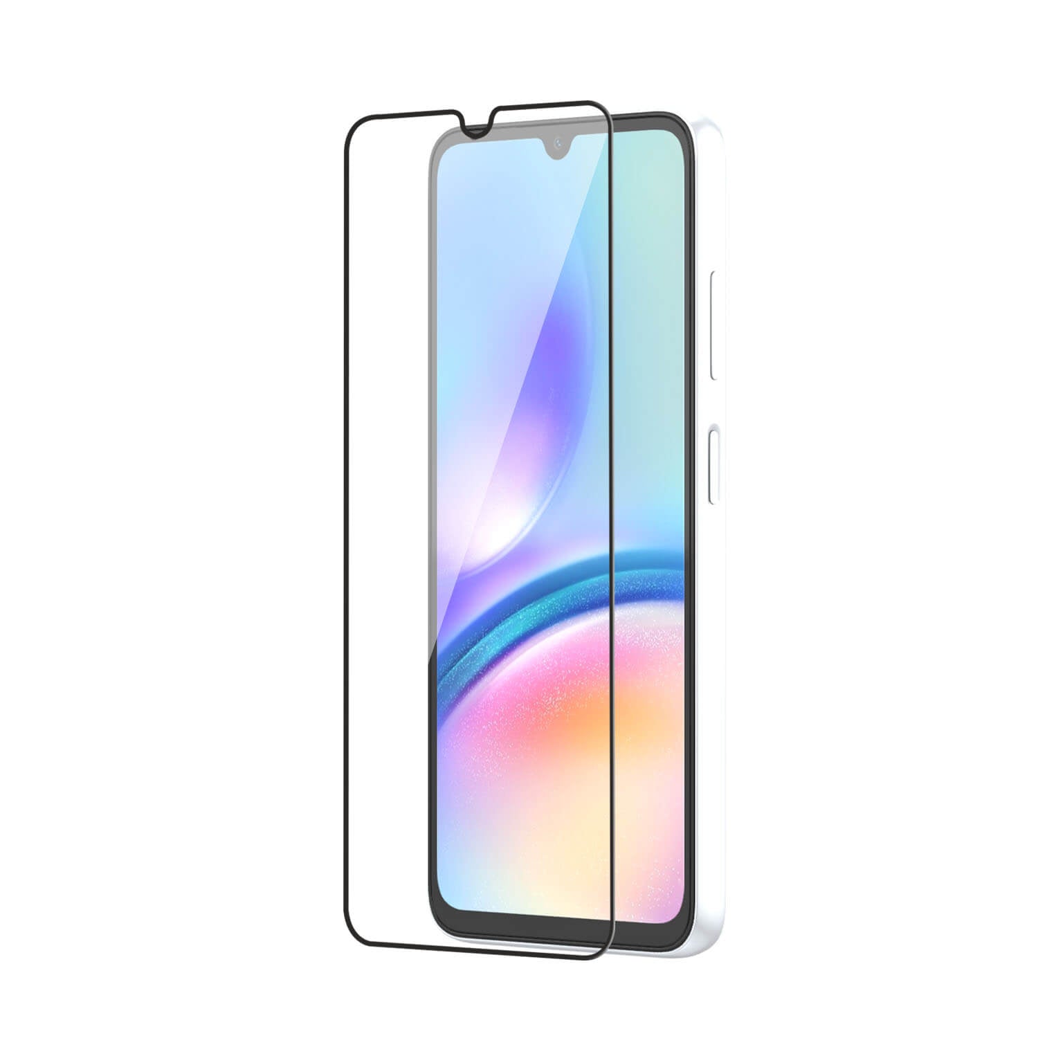 Tempered Glass for Samsung Galaxy A05s (Black) Edge to Edge , Pack of 1