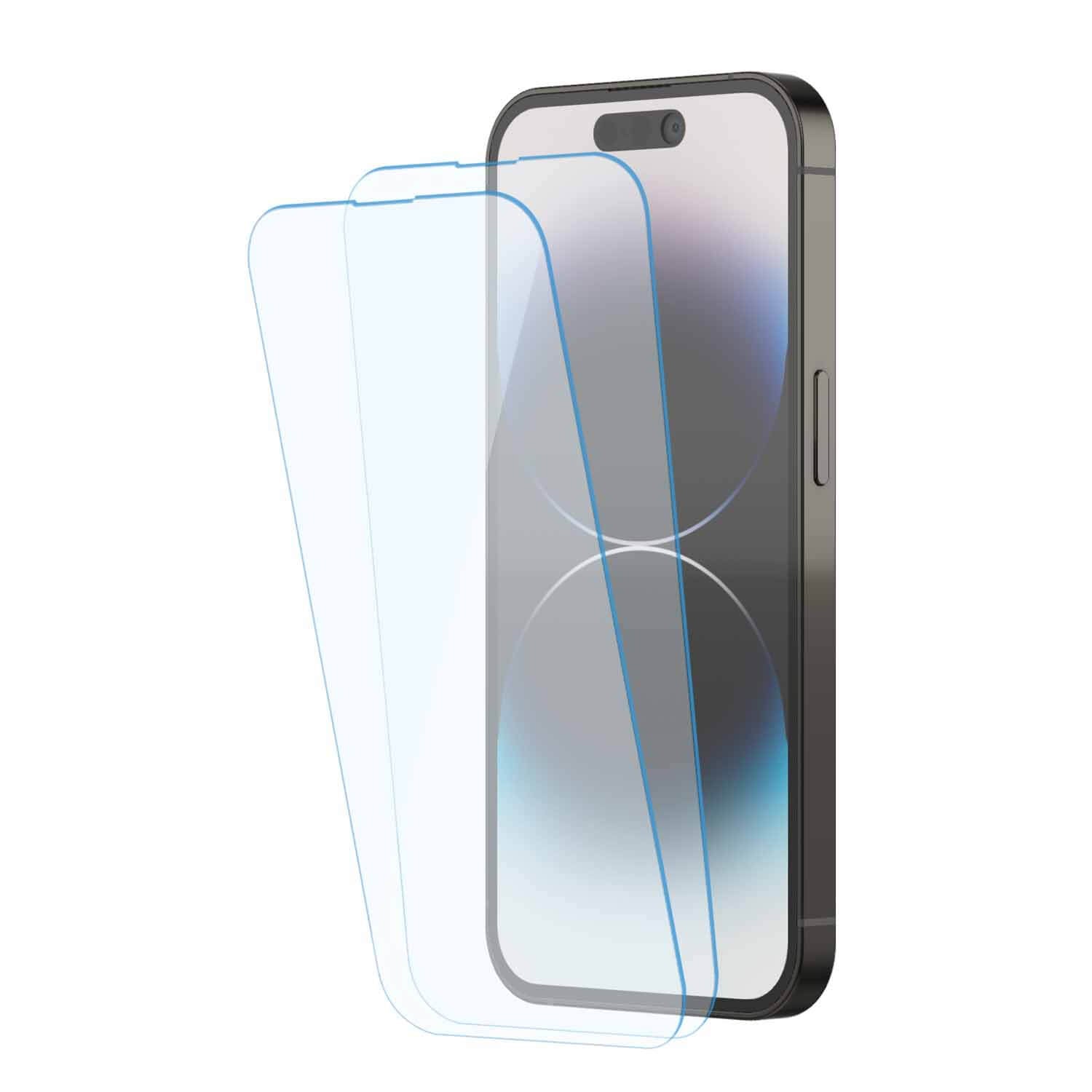 Tempered Glass for Apple iPhone 14 Pro (Transparent) Pack of 2