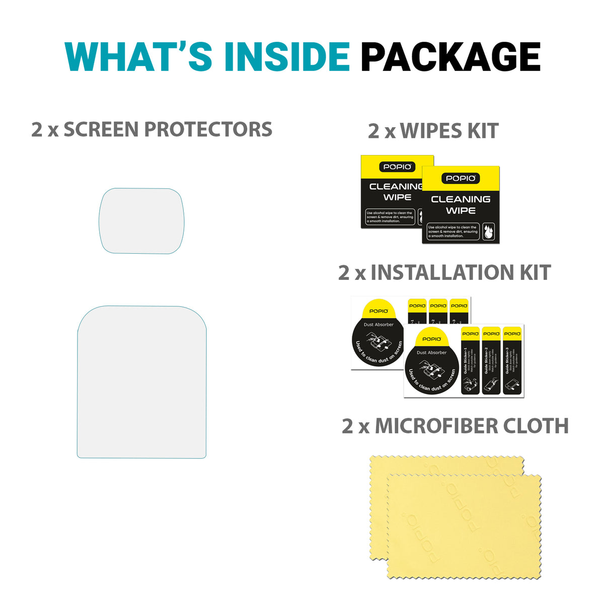 Tempered Glass for DJI Osmo Pocket 1 / Pocket 2 | Edge-to-Edge Screen Protection | Ultra Clear | Pack of 1