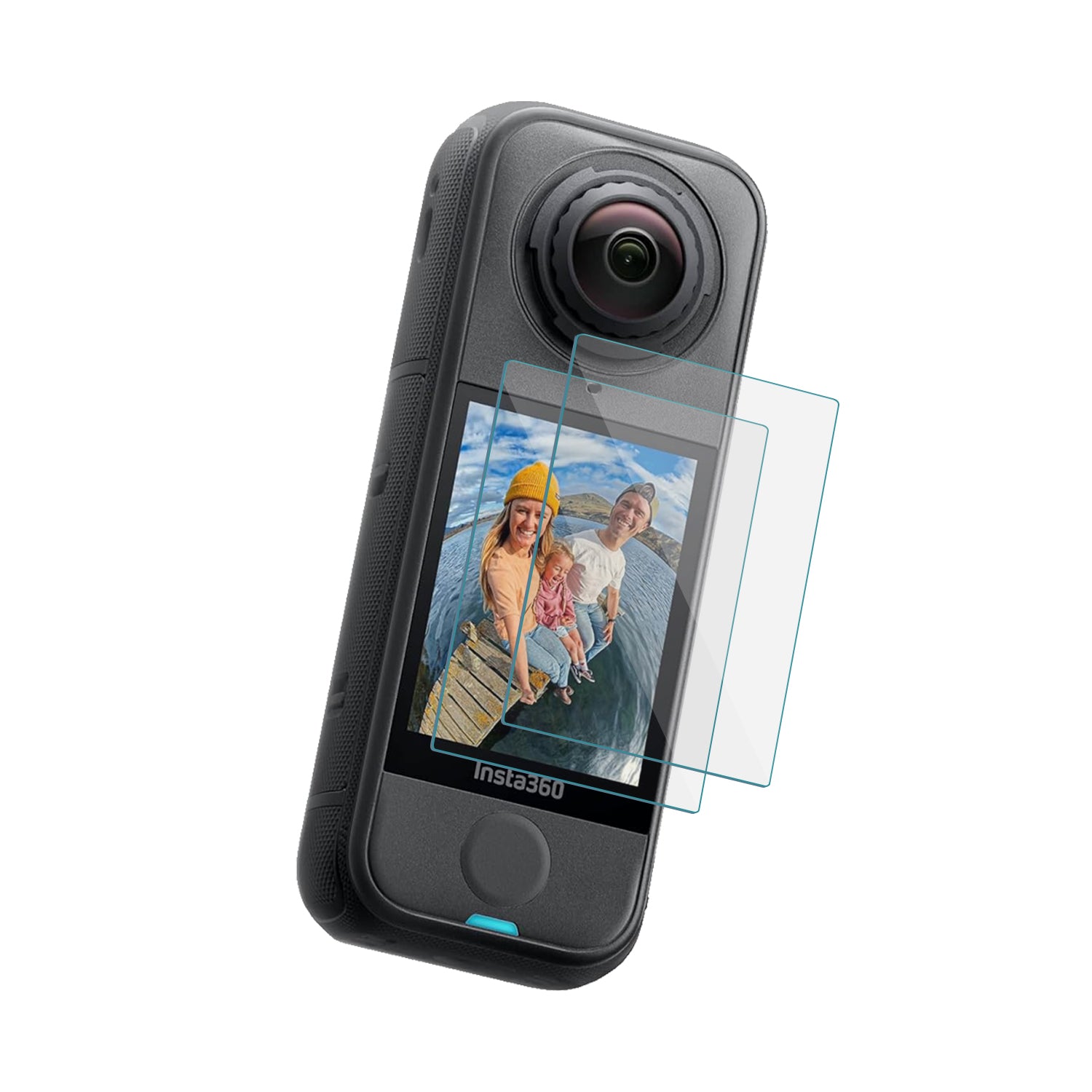 POPIO Military-Grade Gorilla Tempered Glass for Insta360 X4 Air, Pack of 2