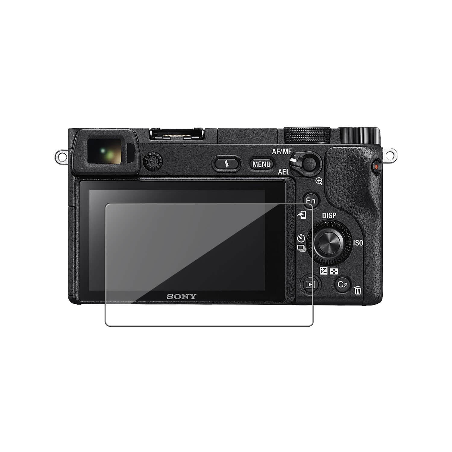 POPIO Military-Grade Gorilla Tempered Glass for Sony Alpha A6700 A7CII A7CR A7M4 A7M 4 A7IV A7IV A7MIV Camera (Transparent)