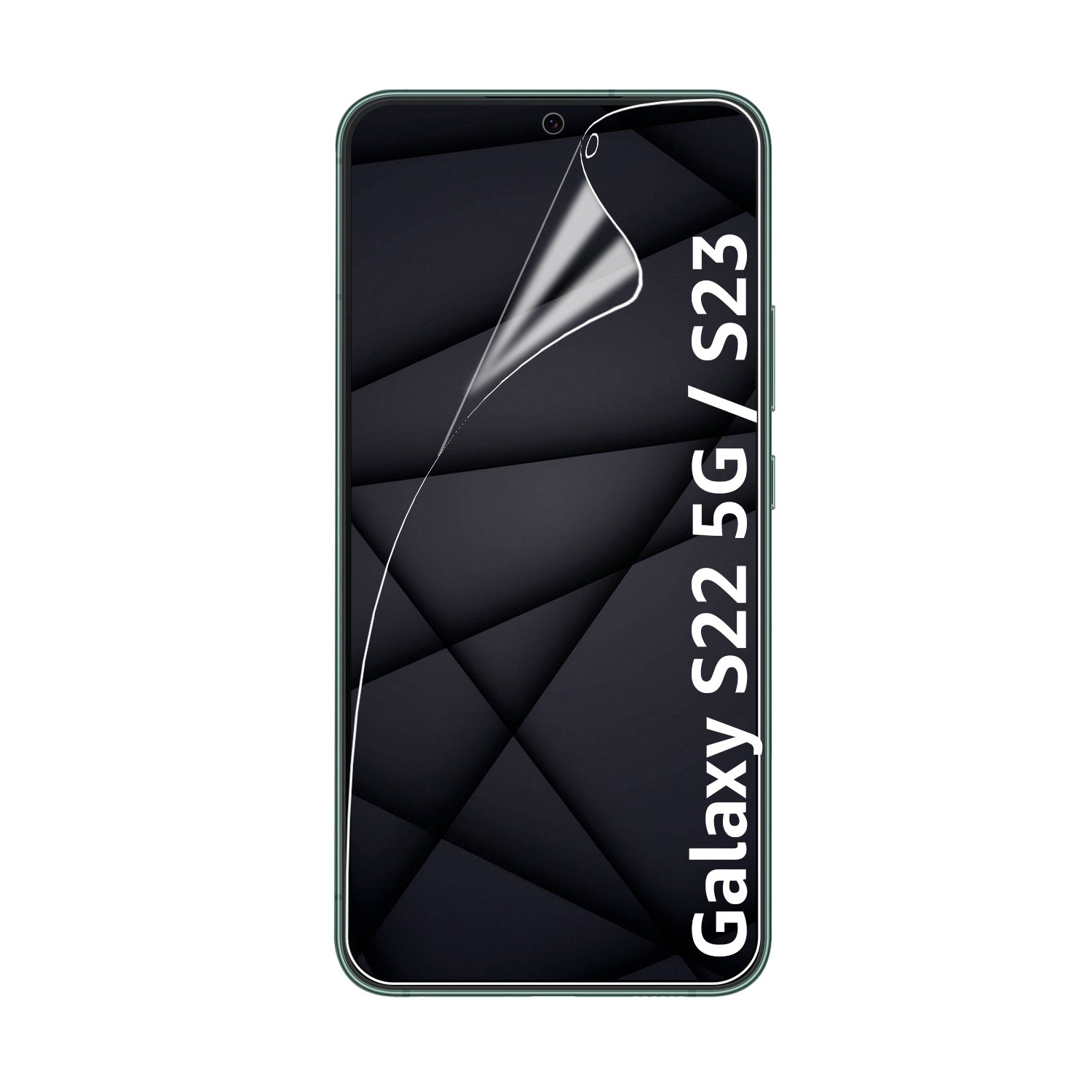 Flexible Screen Guard for Samsung Galaxy S22 5G , Samsung Galaxy S23 (Transparent) Edge to Edge