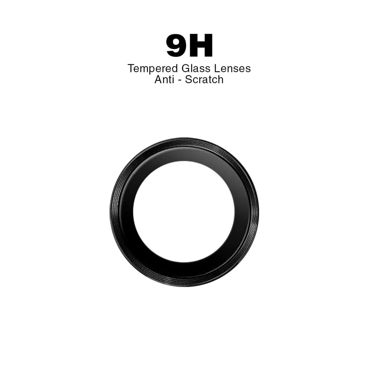 POPIO Camera Lens Protector For Compatible For iPhone 16E (Black), 1 Set, with Easy Installation Kit