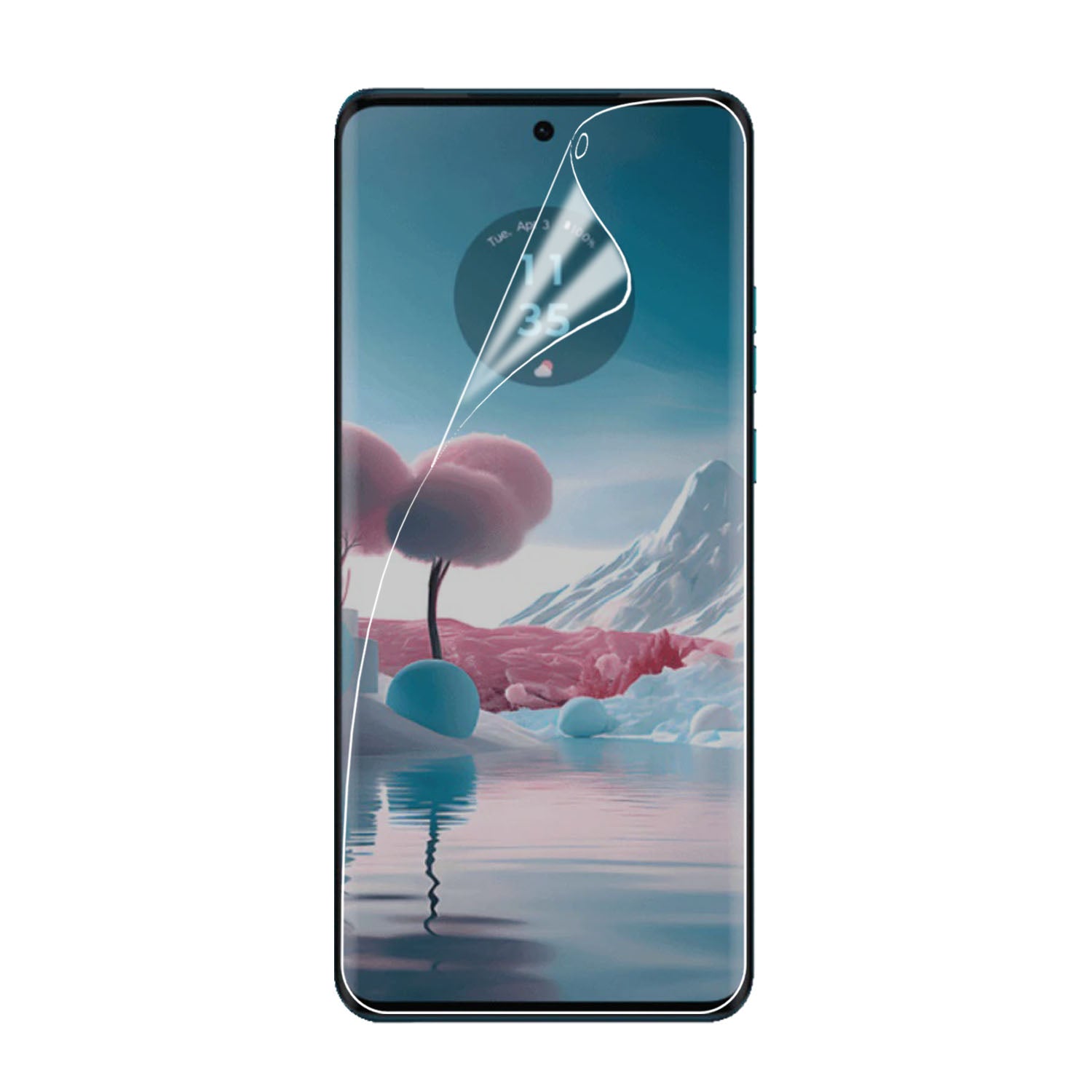 POPIO Acrylic Screen Guard For Motorola Edge 30 , 40 , 40 Neo , Motorola Moto S30 Pro , Edge 30 Fusion , vivo S15 Pro , V25 Pro , X60 , X70 , iQOO 8 (Transparent) Edge To Edge Full Screen Coverage With Easy Installation Kit