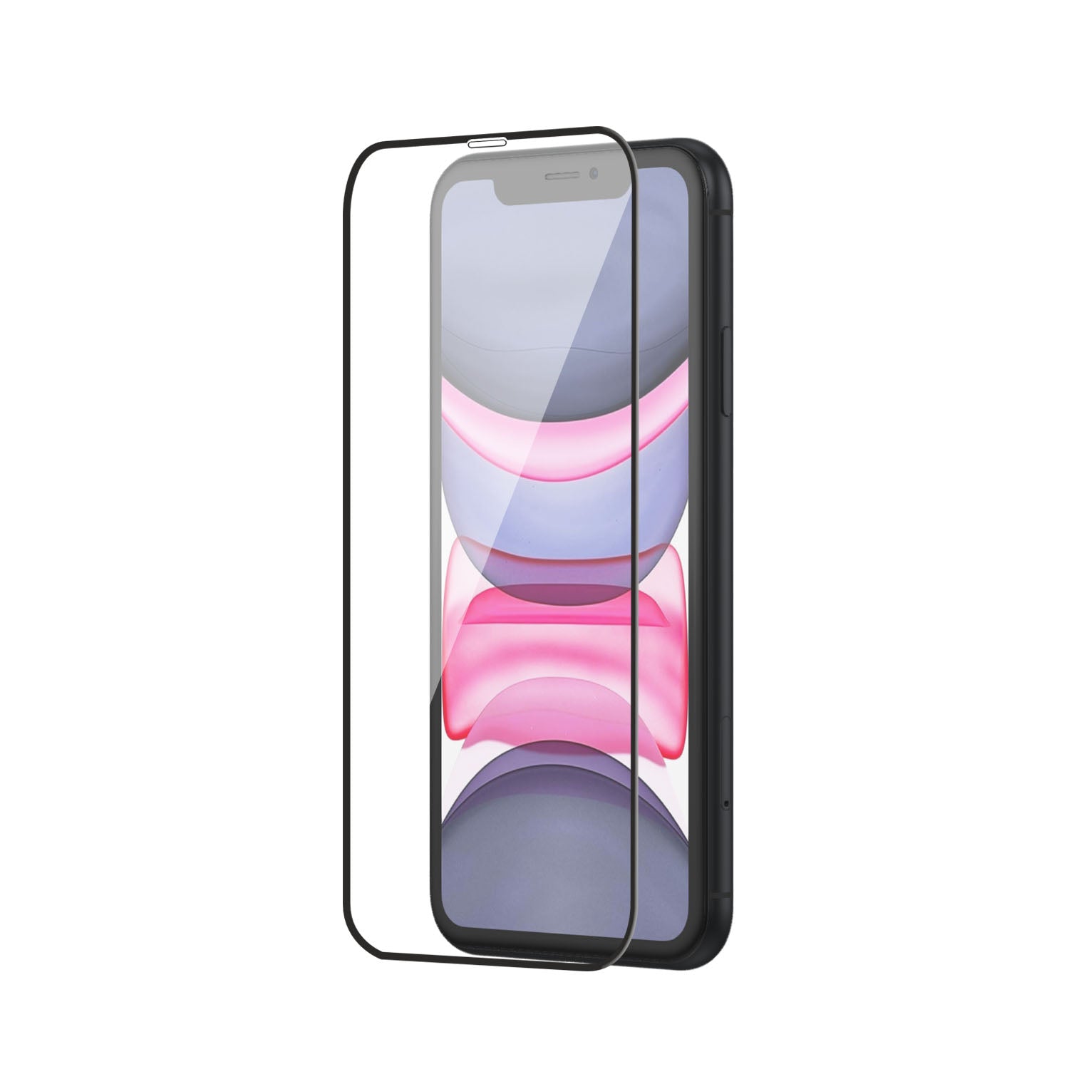 POPIO Tempered Glass Screen Protector Compatible for Apple iPhone 11/ iPhone XR with Case Friendly Edge to Edge Coverage and Easy Installation kit, Pack of 1