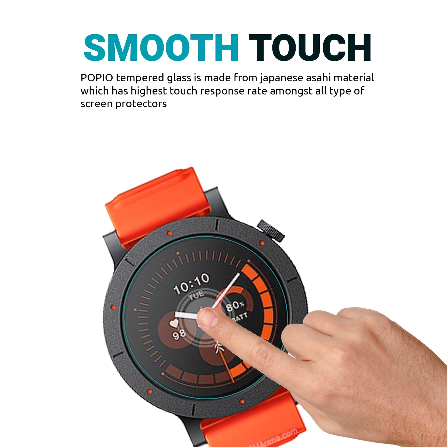 Tempered Glass for CMF by Nothing Watch 3 Pro, Pack of 2