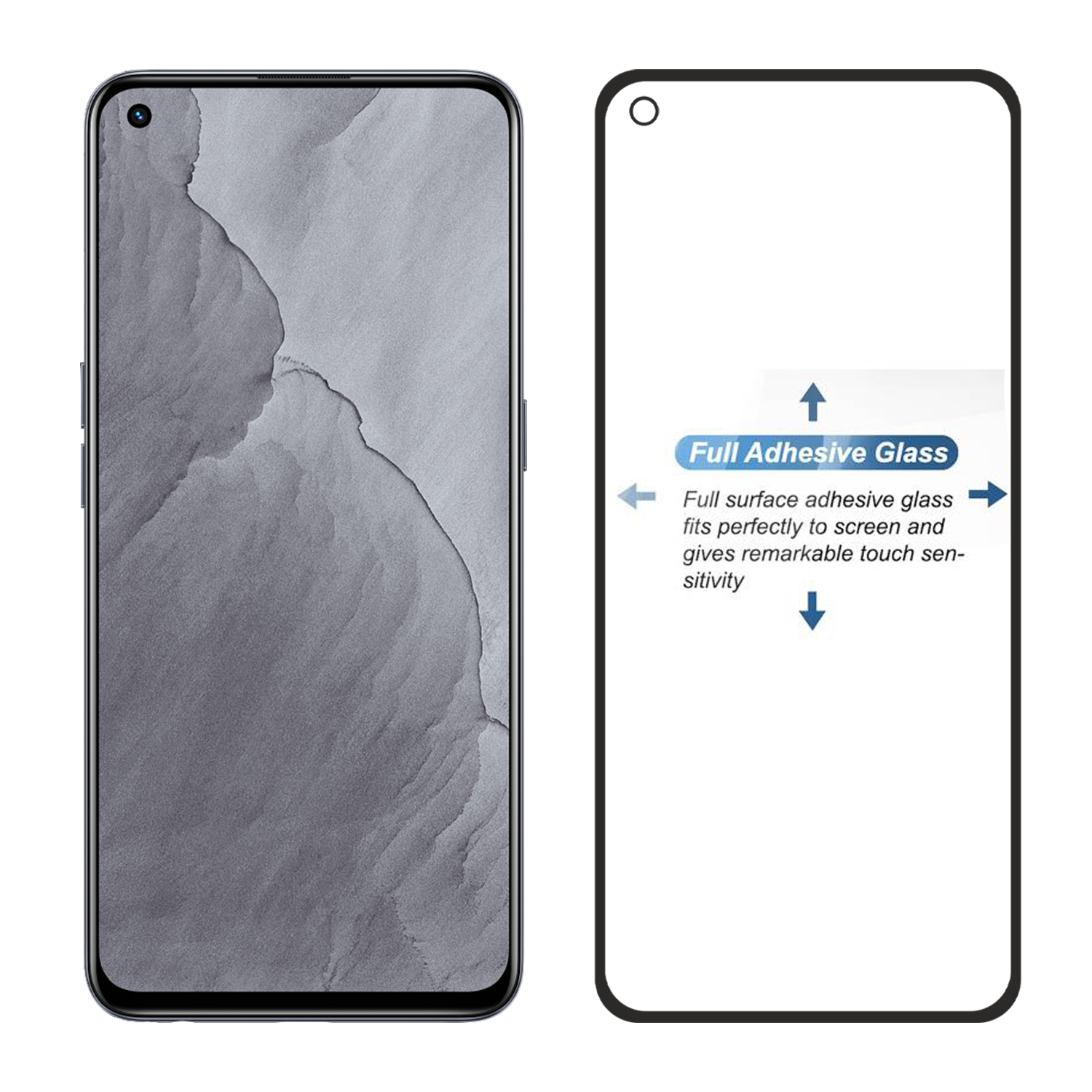 Tempered Glass for Realme GT Master Edition / Realme GT 5G / Realme X7 Max 5G (Black) Edge to Edge , Pack of 1