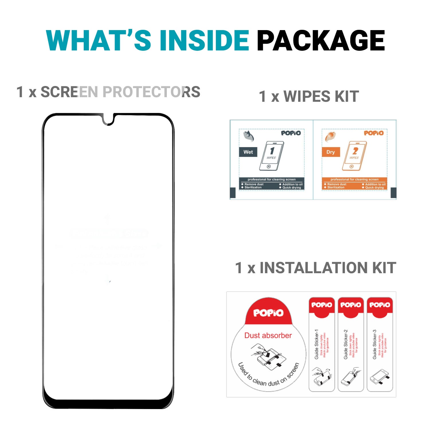 Tempered Glass for Redmi 14C (Black) Edge to Edge , Pack of 1