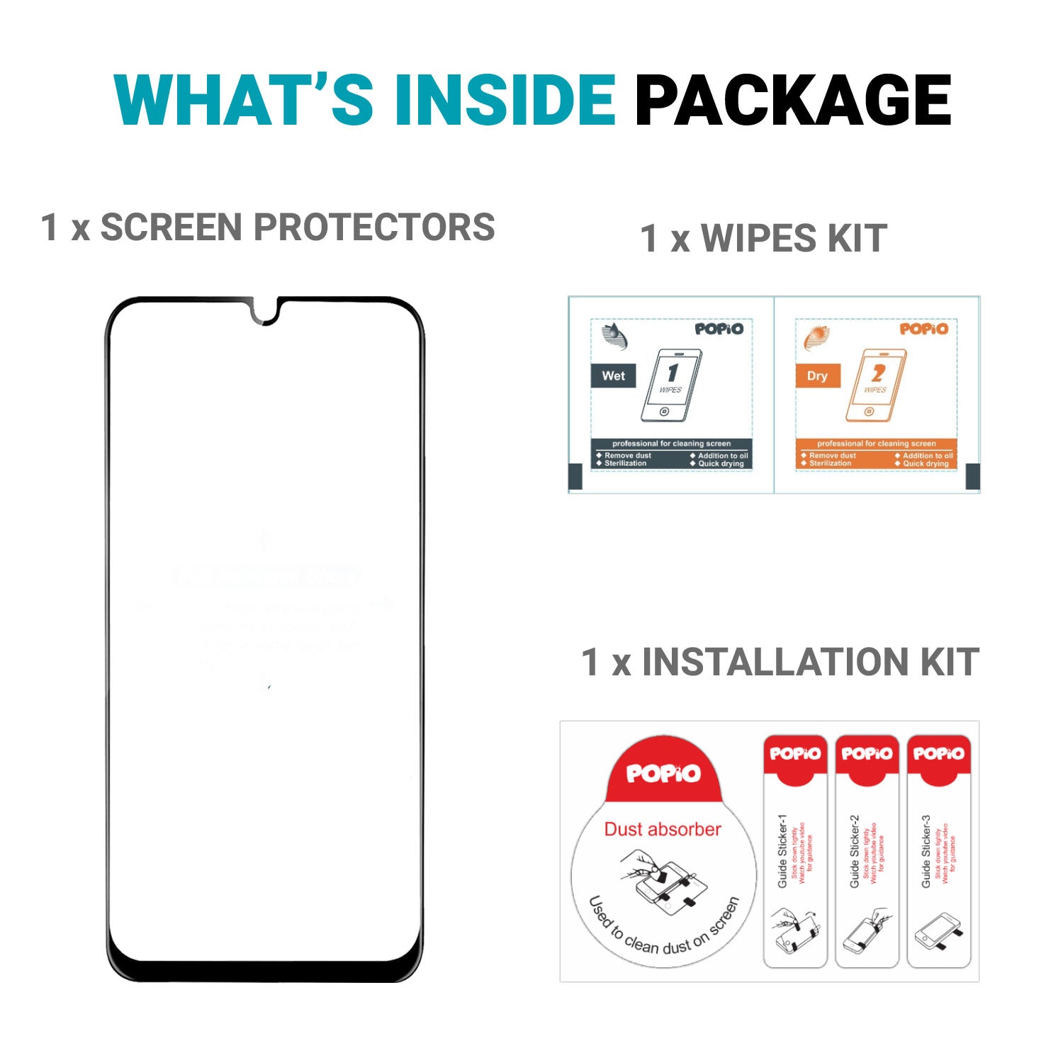 Tempered Glass for Samsung Galaxy A05s (Black) Edge to Edge , Pack of 1
