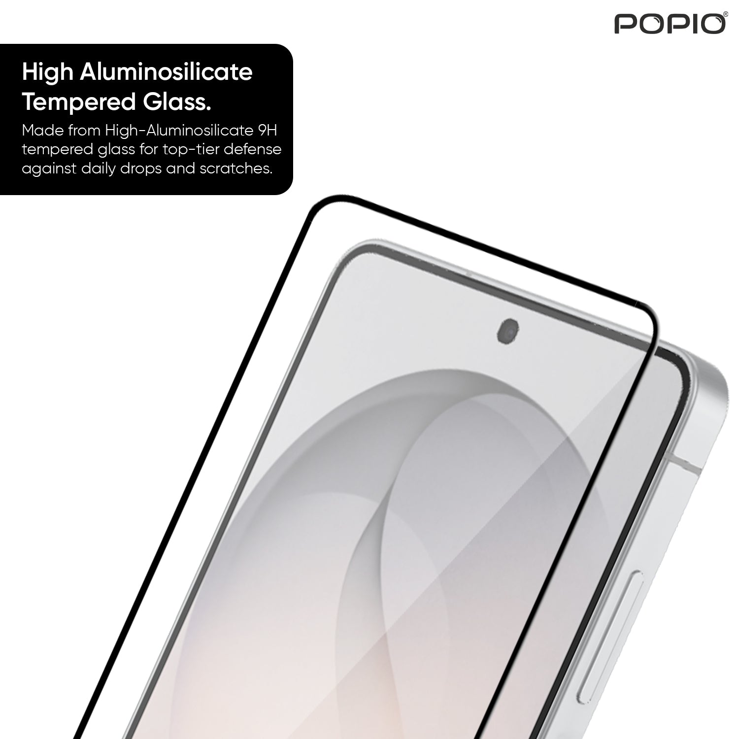 POPIO Military-Grade Gorilla Tempered Glass Compatible For Samsung Galaxy S26 Ultra | 9H Hardness, Edge-to-Edge, Bubble-Free.