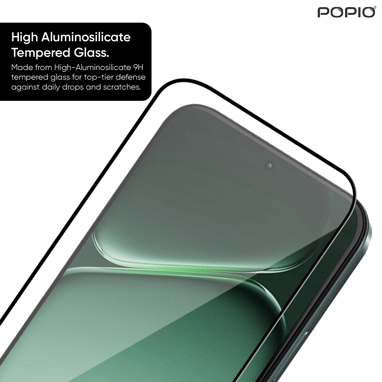 Tempered Glass for OnePlus N6 / N6x (Black) Edge to Edge , Pack of 1