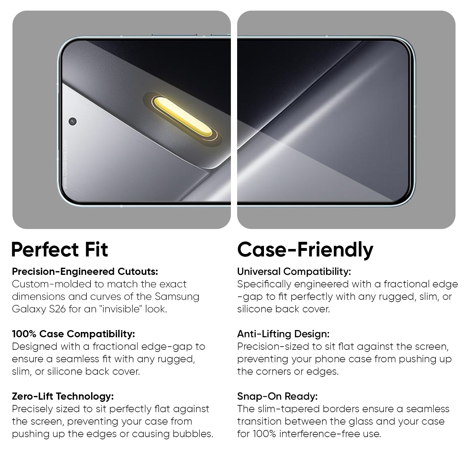 Tempered Glass for Xiaomi Poco X8 Pro Max (Black) Edge to Edge , Pack of 1