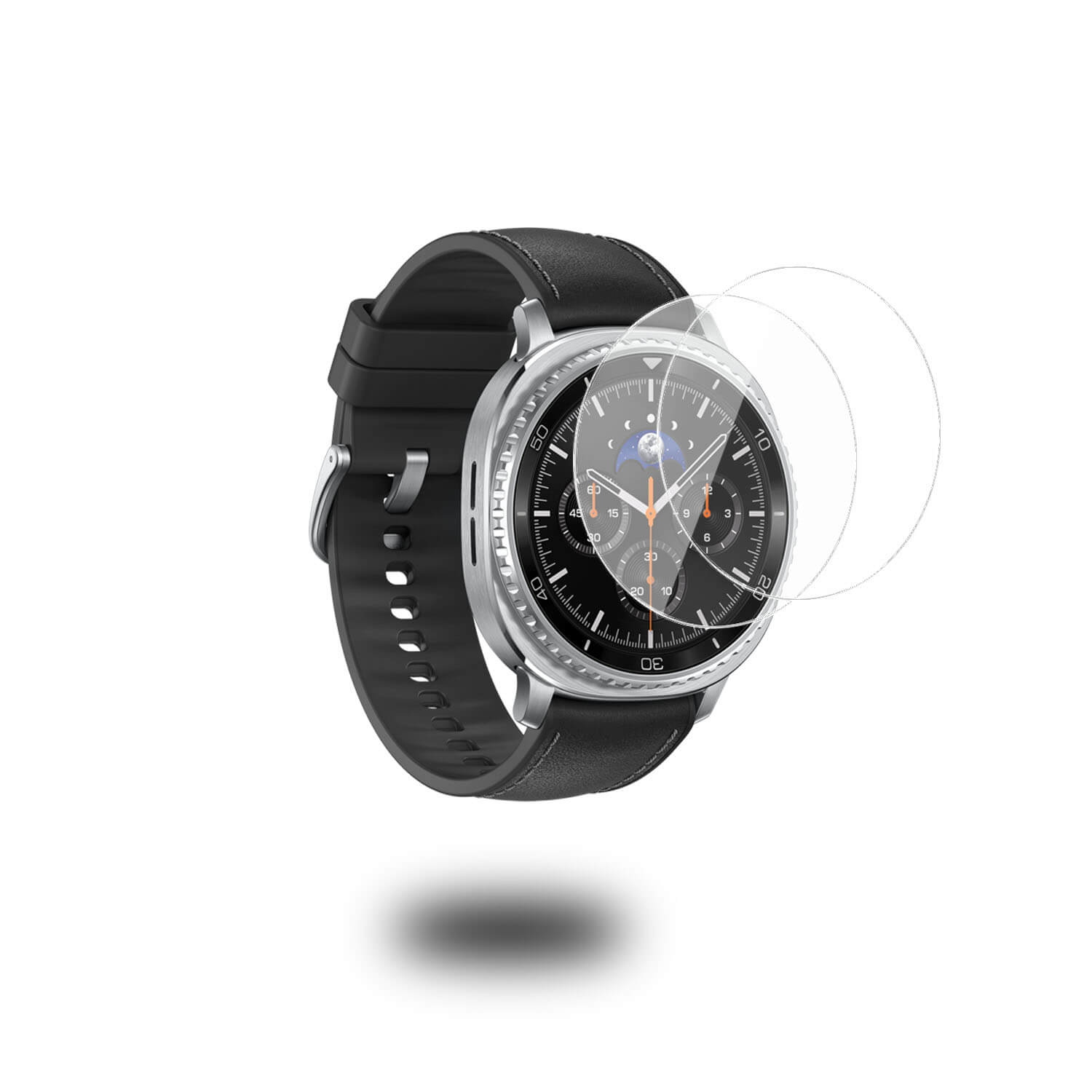 Tempered Glass for Samsung Galaxy Watch 4 Classic / Watch 8 Classic , (46mm) , Pack of 2