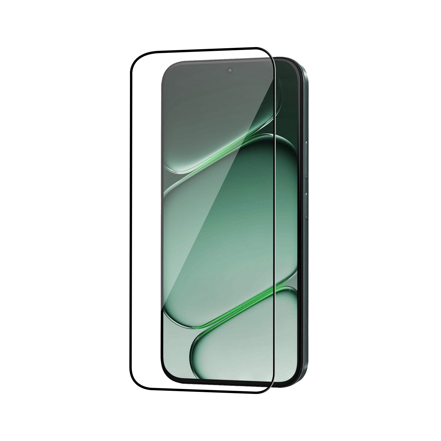 Tempered Glass for OnePlus N6 / N6x (Black) Edge to Edge , Pack of 1