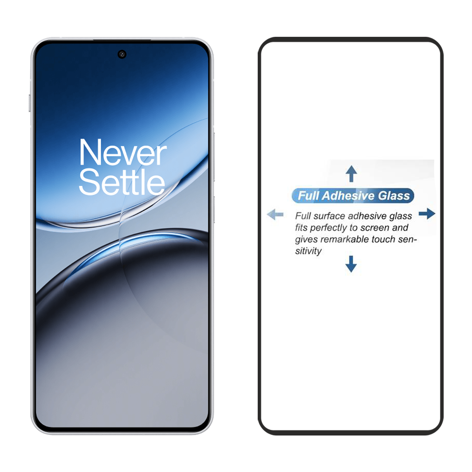Tempered Glass for OnePlus Nord 4 (Black) Edge to Edge , Pack of 1
