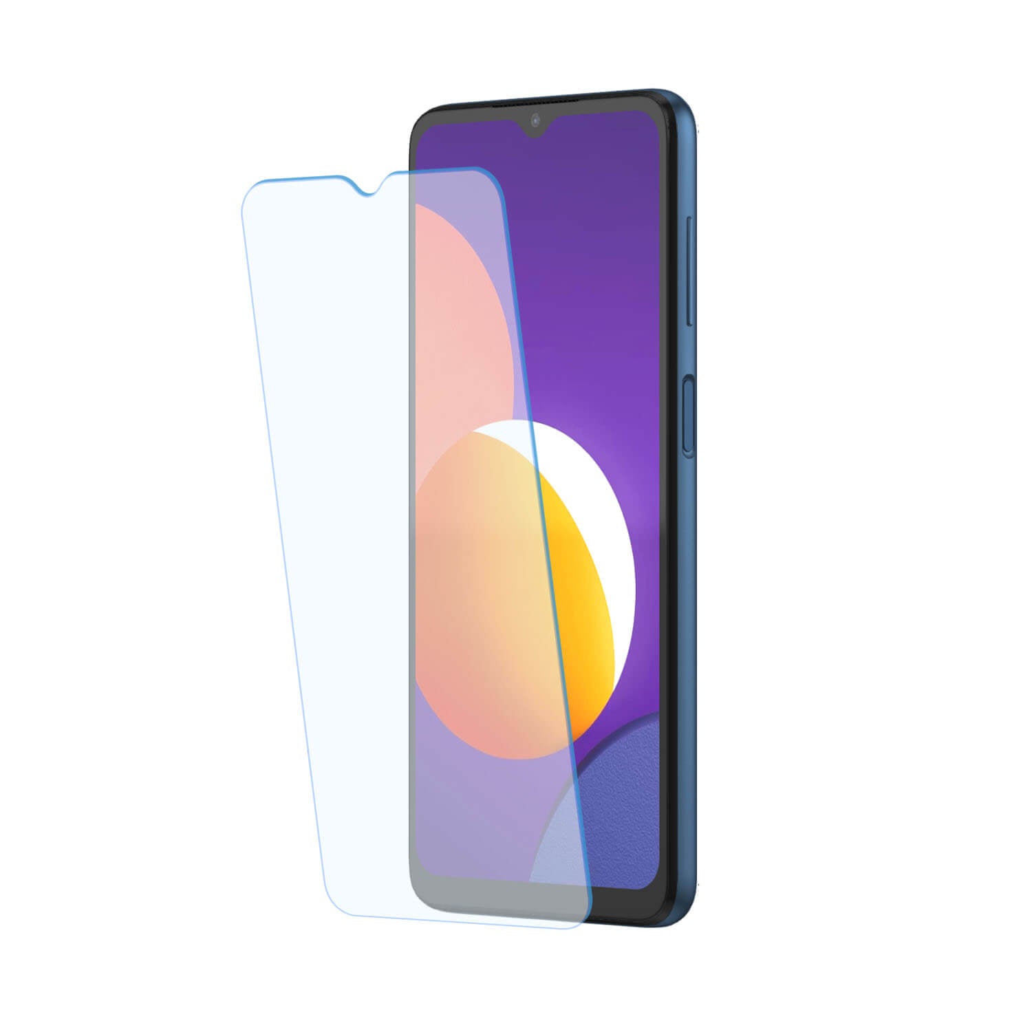 Tempered Glass for Samsung Galaxy M02 / M02s / A02 / A02s / M12 (Transparent) , Pack of 2 , not Edge to Edge