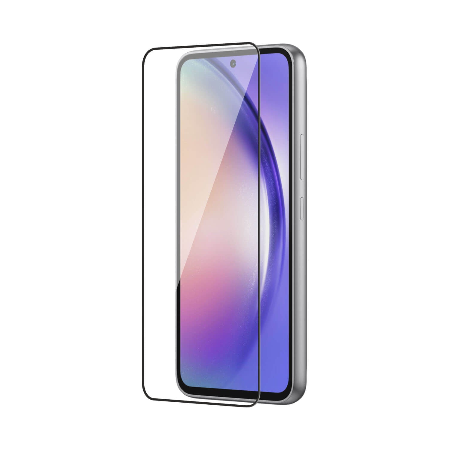 Tempered Glass for Samsung Galaxy A54 (Black) Edge to Edge , Pack of 1