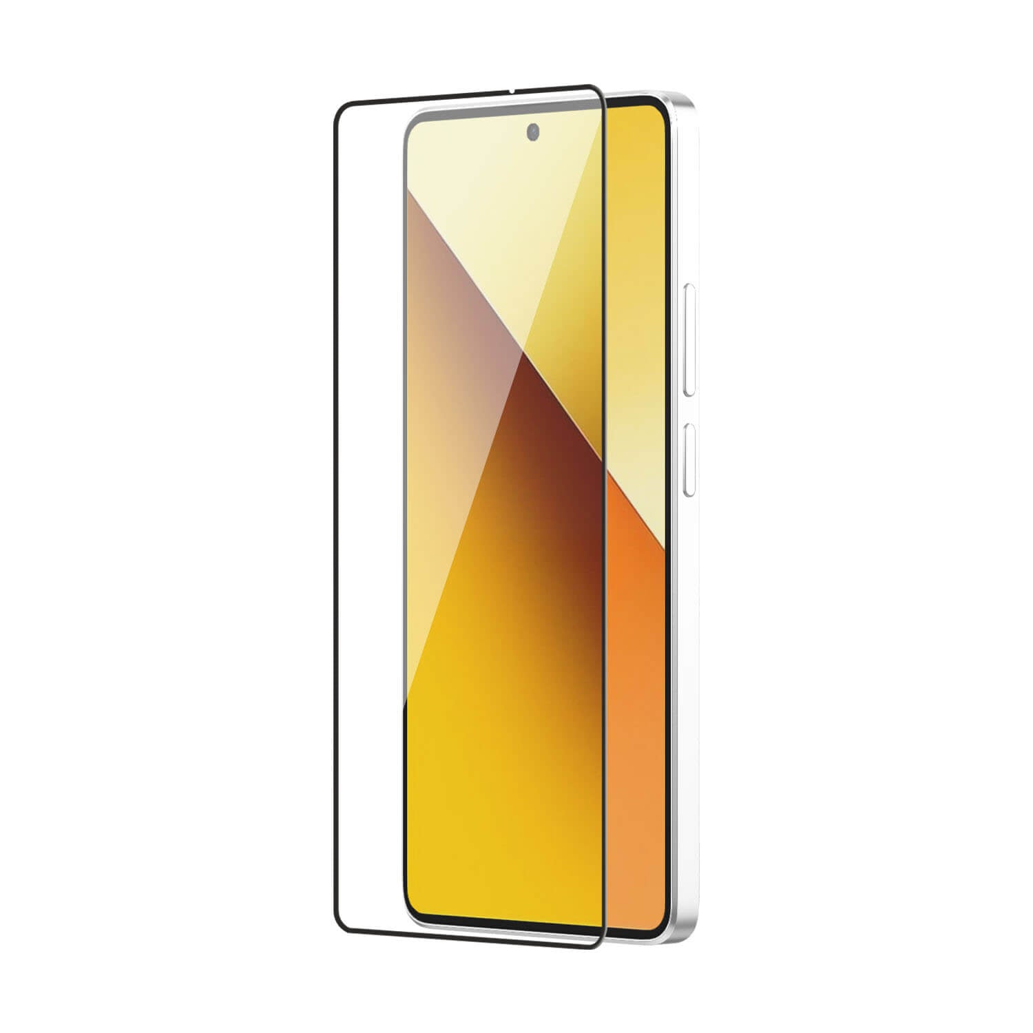 Tempered Glass for Redmi Note 13 / Redmi Note 13 Pro (Black) Edge to Edge , Pack of 1