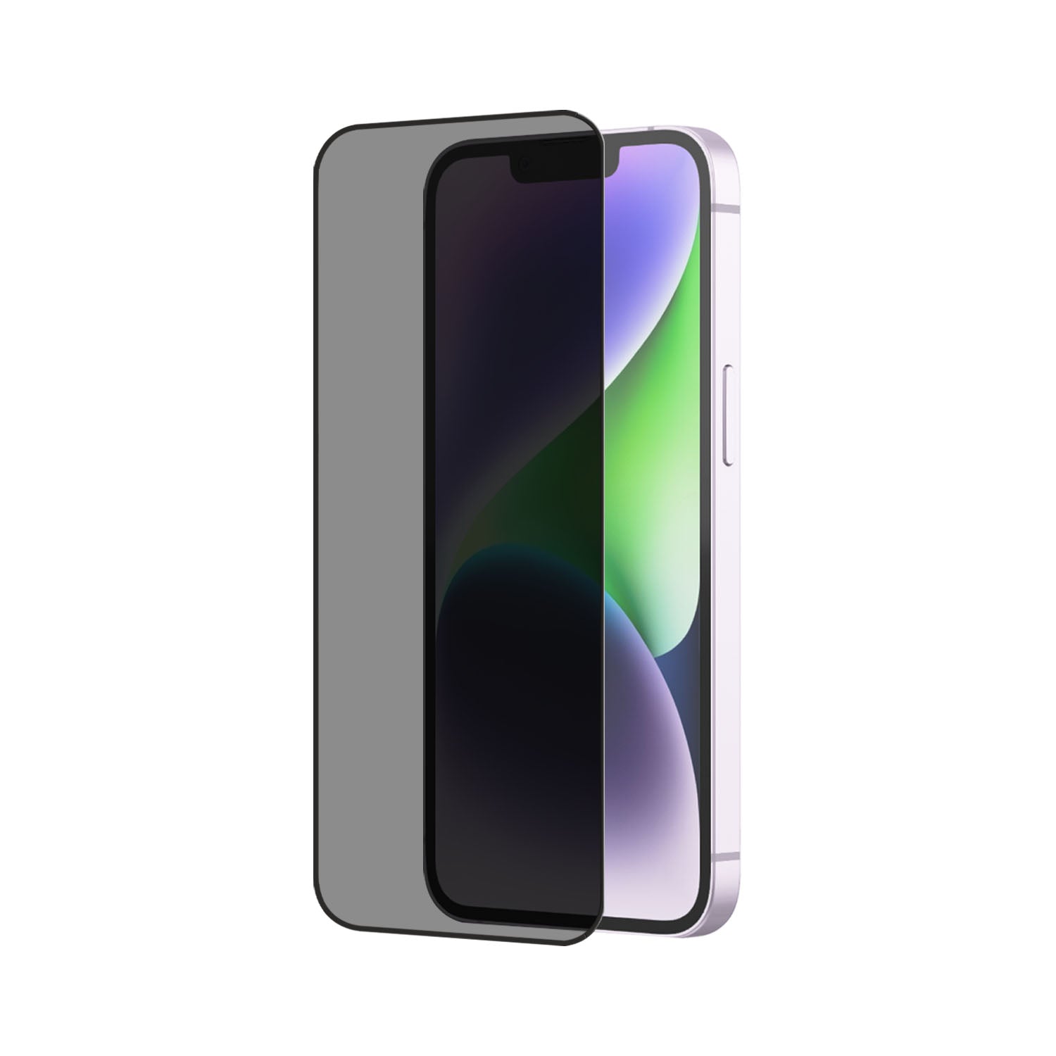 POPIO Privacy Tempered Glass for iPhone 13 , iPhone 13 Pro , iPhone 14 , iPhone 16E (Black) , Pack of 1