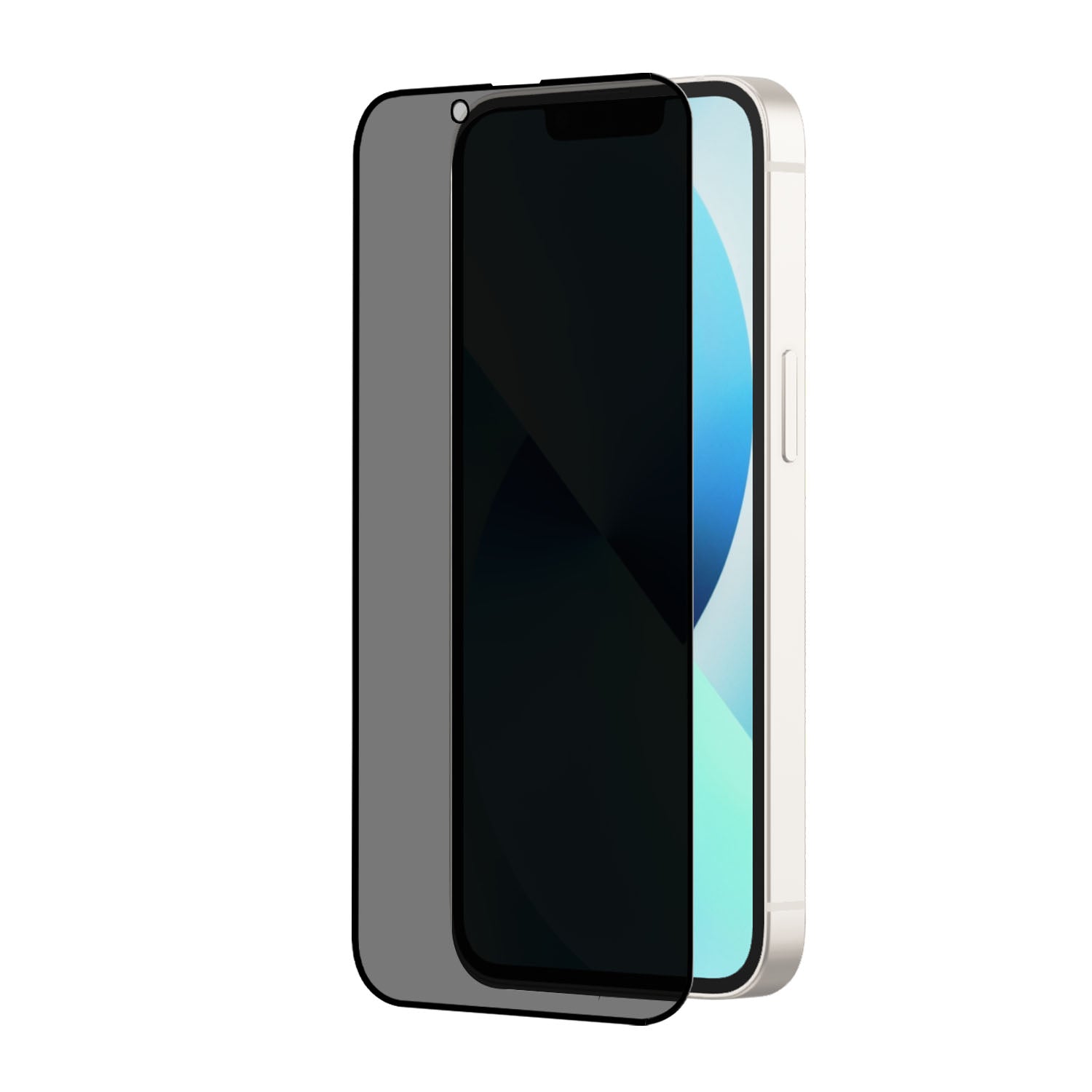 POPIO Privacy Tempered Glass for iPhone 13 Mini (Black) , Pack of 1