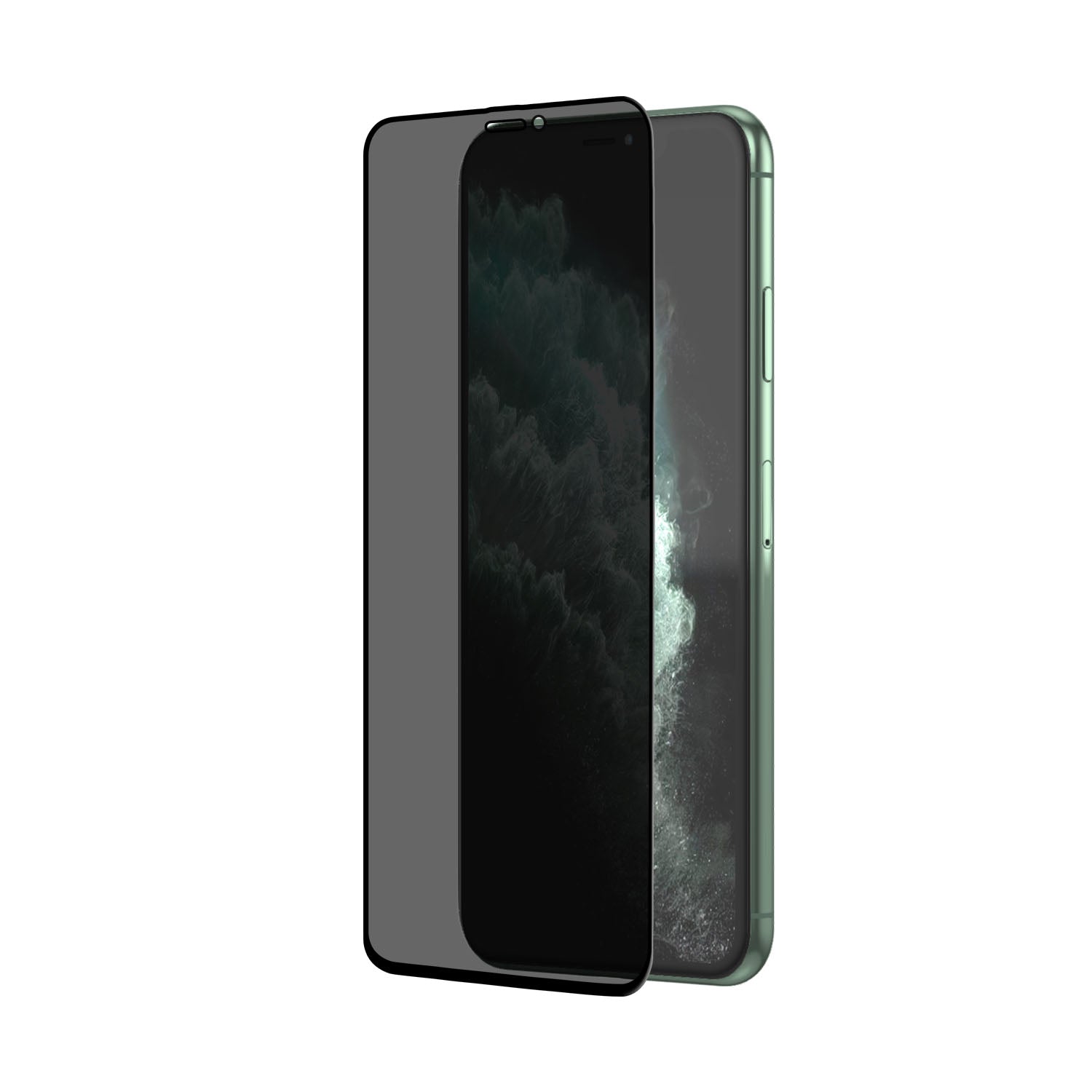 POPIO Privacy Tempered Glass for iPhone XS Max , iPhone 11 Pro Max (Black) , Pack of 1