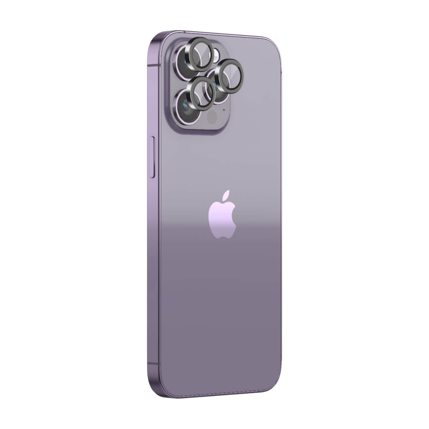 POPIO Camera Lens Protector For iPhone 14 Pro/iPhone 14 Pro Max (Black), 1 Set, with Easy Installation Kit