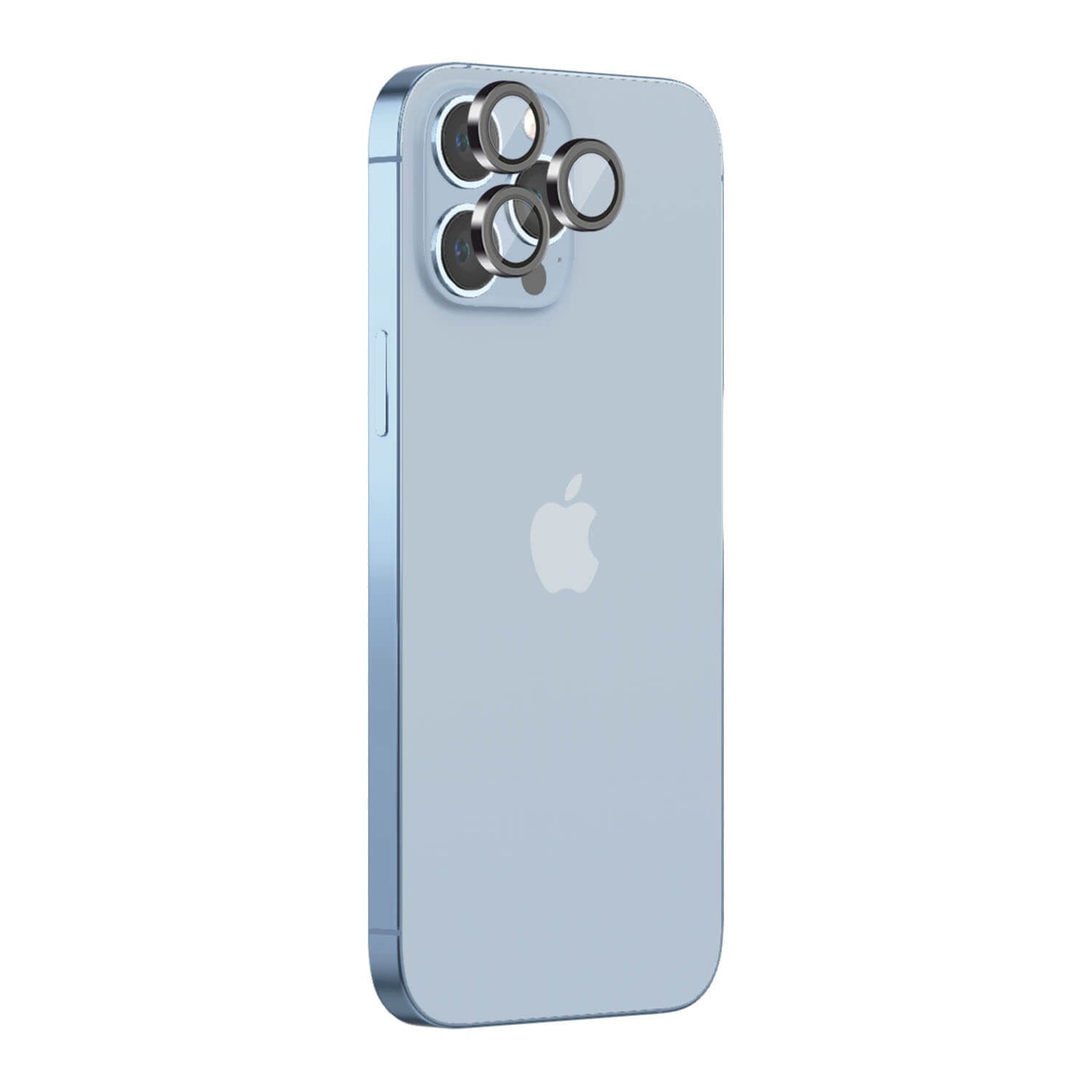 POPIO Camera Lens Protector For iPhone 13 Pro/iPhone 13 Pro Max (Black), 1 Set, with Easy Installation Kit