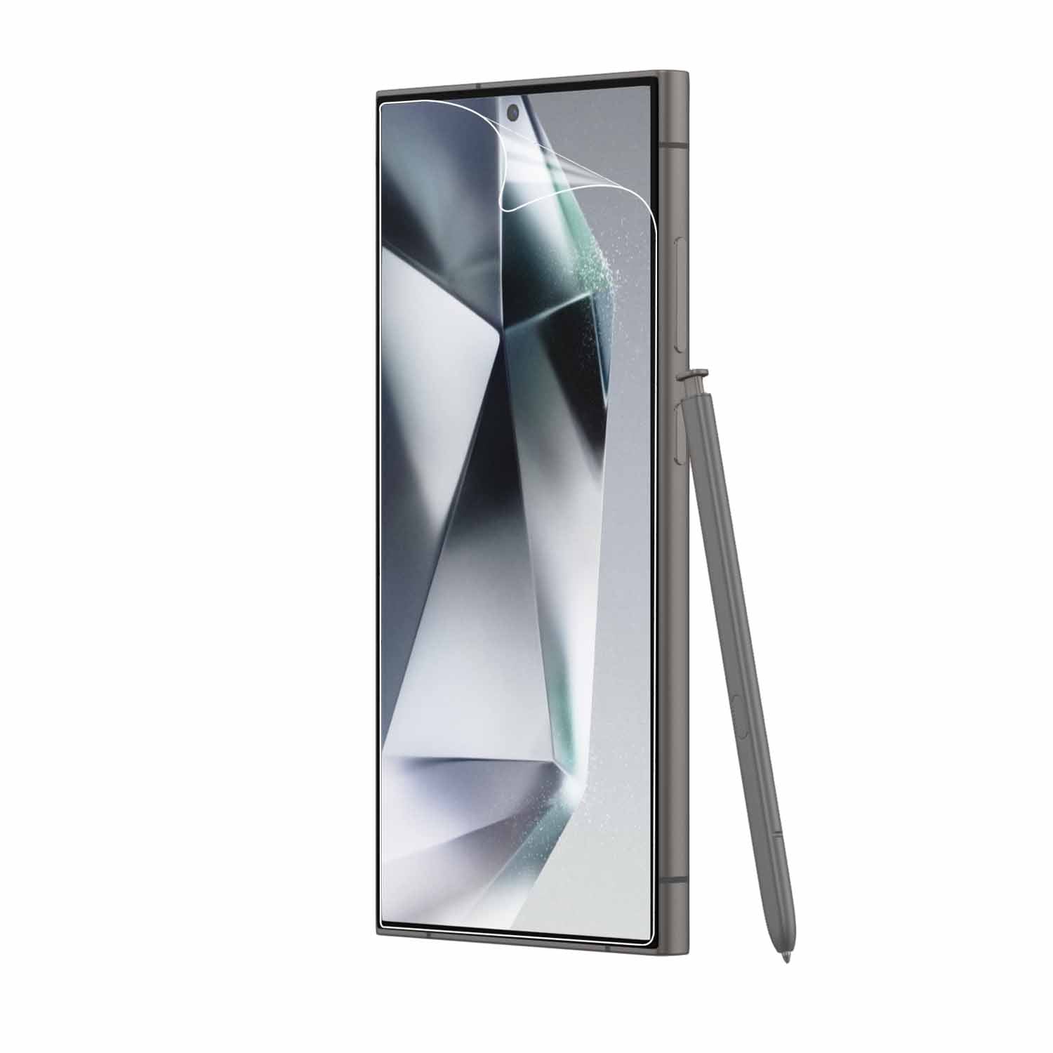 Flexible Screen Guard for Samsung Galaxy S24 Ultra (Transparent) Edge to Edge
