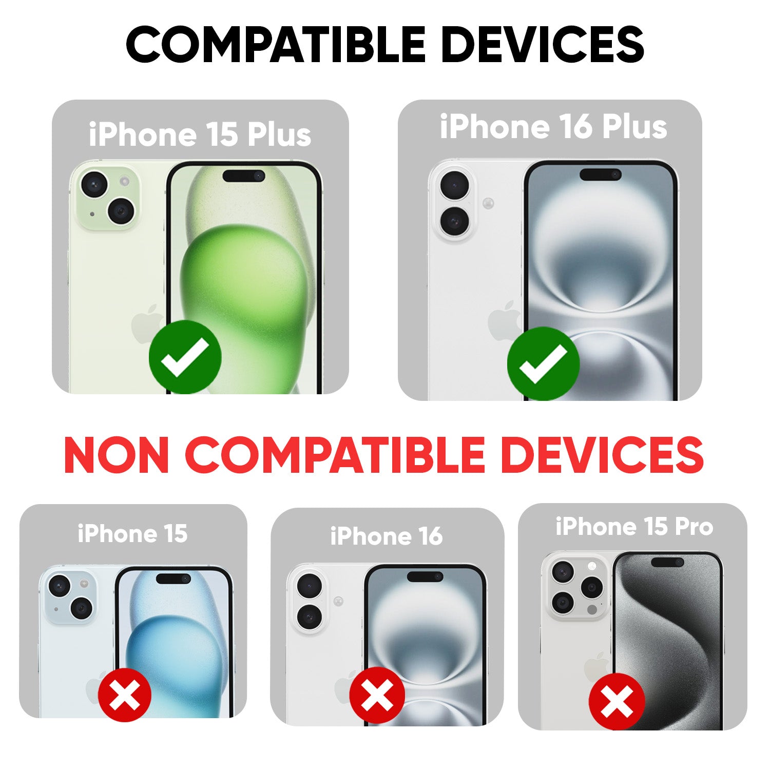 Xtreme Series 6D Tempered Glass for Apple iPhone 15 Plus / 16 Plus