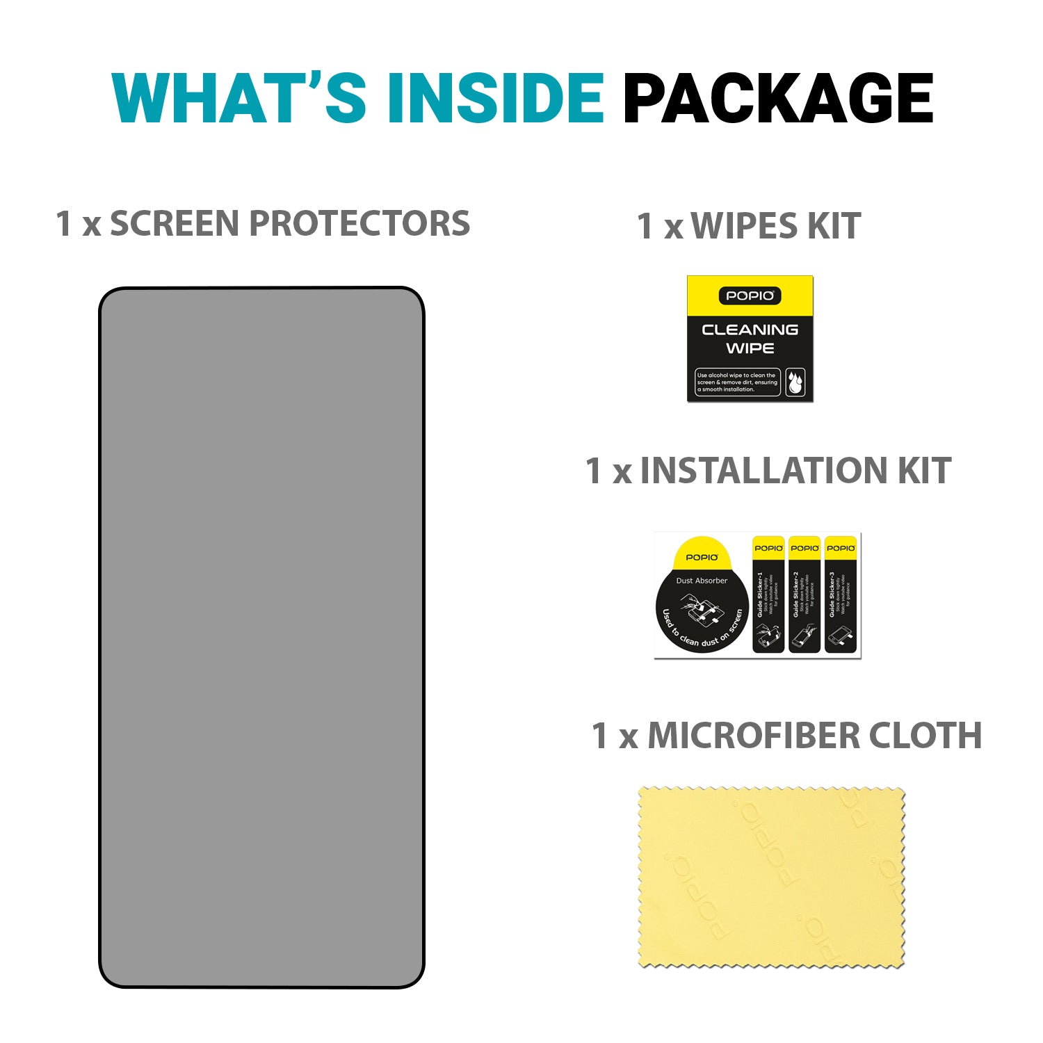 POPIO Military-Grade Privacy Screen Protector for Samsung Galaxy S26 | 9H Tempered Glass, Anti-Spy Protection, Scratch-Resistant, HD Clarity (1 Pack)