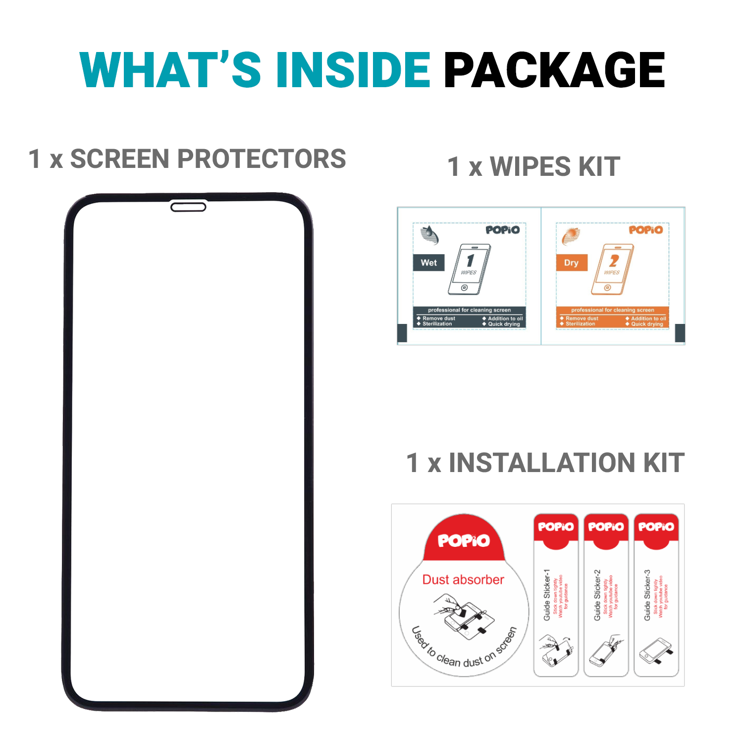 Tempered Glass for Apple iPhone 12 / iPhone 12 Pro Edge to Edge , Pack of 1