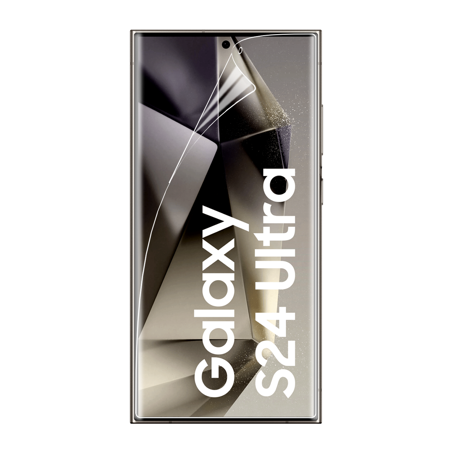 Flexible Screen Guard for Samsung Galaxy S24 Ultra (Transparent) Edge to Edge