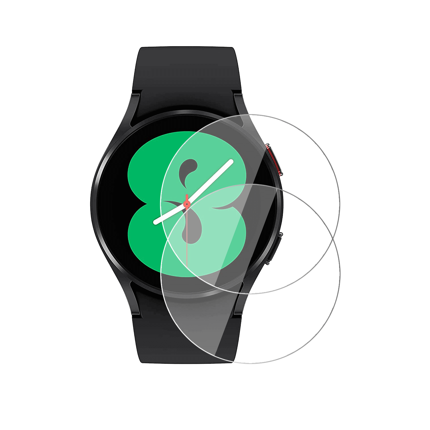 Tempered Glass for Samsung Galaxy Watch 4 / Watch 5 / Watch 6 / Watch 7 , 40mm , Pack of 2