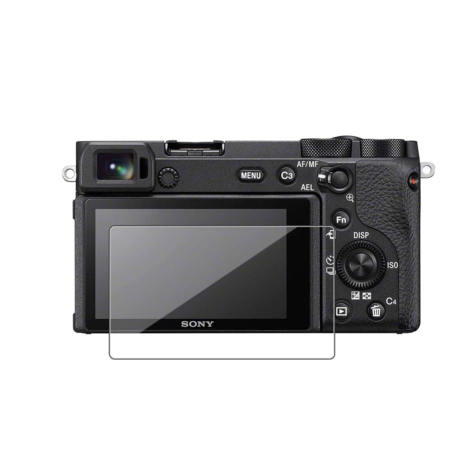 POPIO Tempered Glass Screen Protector for Sony DSLR Alpha Nex-7 NEX-6 NEX-5 A6600 A6500 A6400 A6300 A6000 A5000 ILCE-6500 Digital Camera