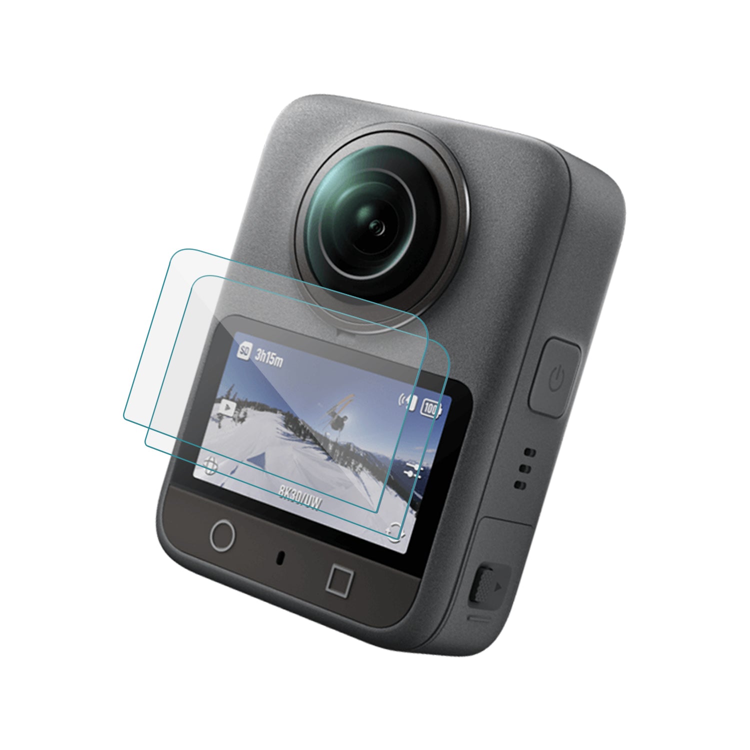 Tempered Glass for DJI Osmo 360 Action Camera | Edge-to-Edge Screen Protection | Ultra Clear | Pack of 2