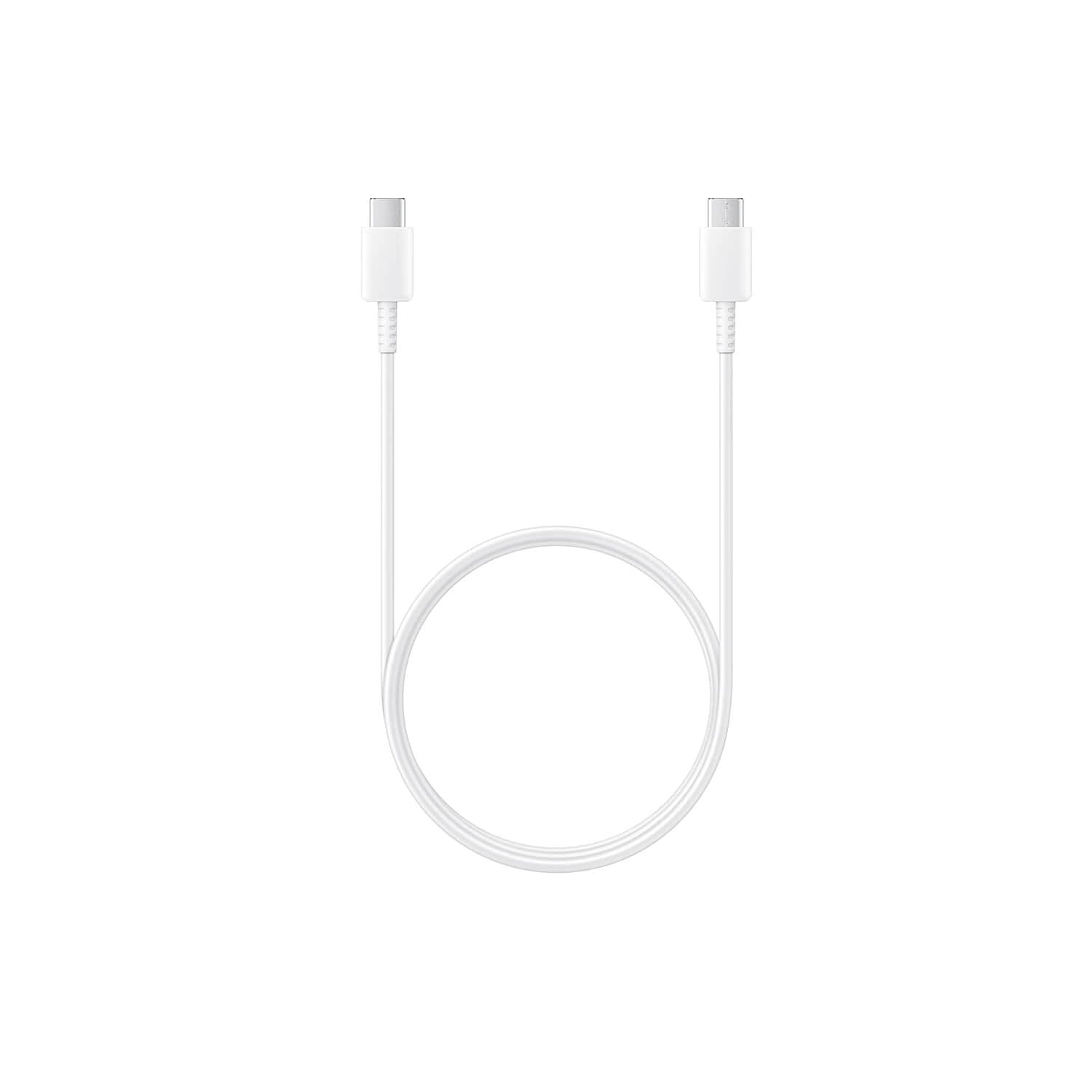 POPIO 1M USB-C to USB-C PD Cable (White) – 100W Fast Charging & High-Speed Data Transfer, Durable Tangle-Free Design, Compatible with Samsung Galaxy, MacBook, iPad, and More