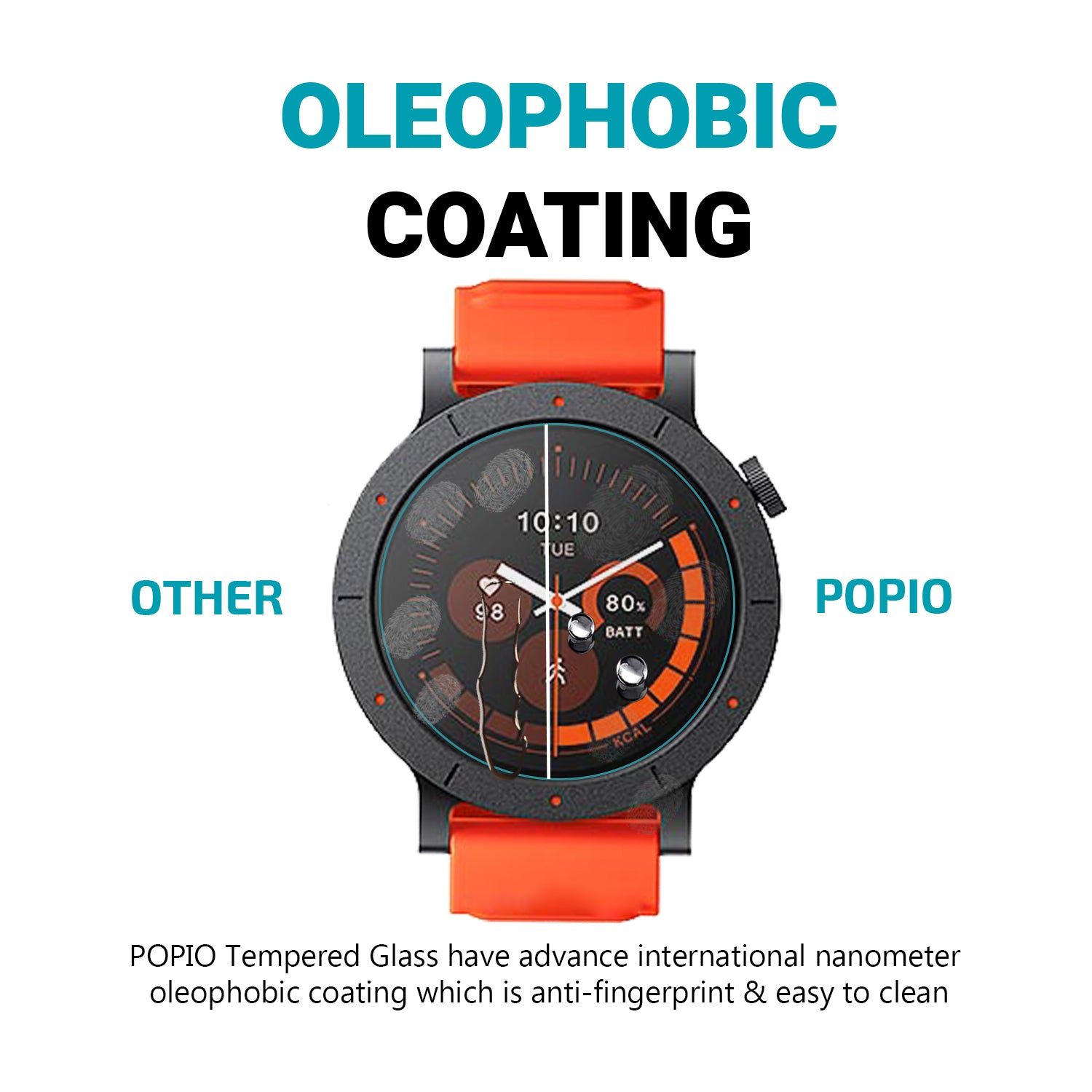 Tempered Glass for CMF by Nothing Watch 3 Pro, Pack of 2