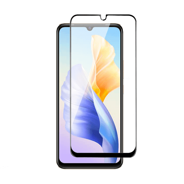 Tempered Glass for vivo V23e / V23e 5G (Black) Edge to Edge , Pack of 1
