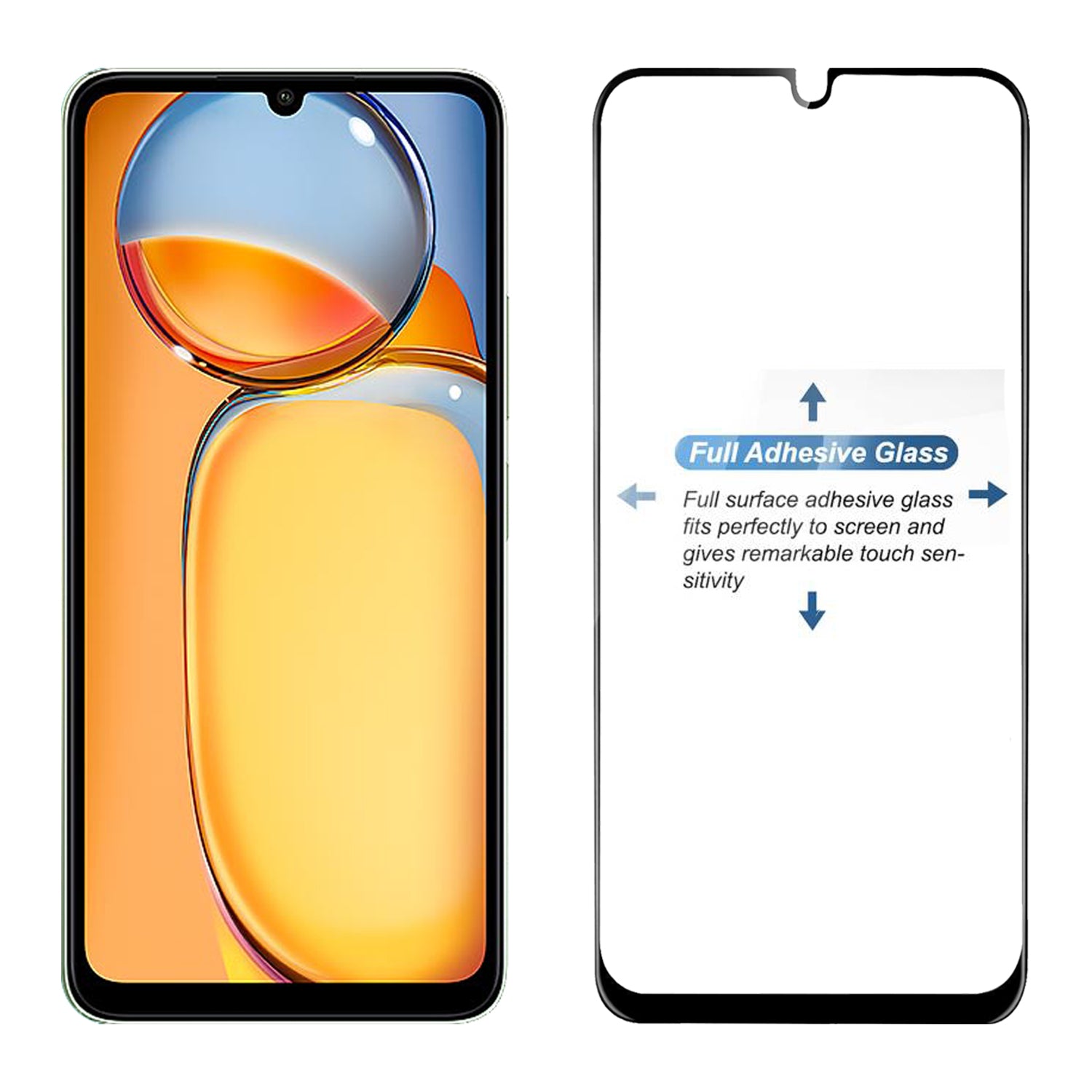 Tempered Glass for Xiaomi Redmi 13C / Redmi 13C 5G, Poco C65 Pack of 1