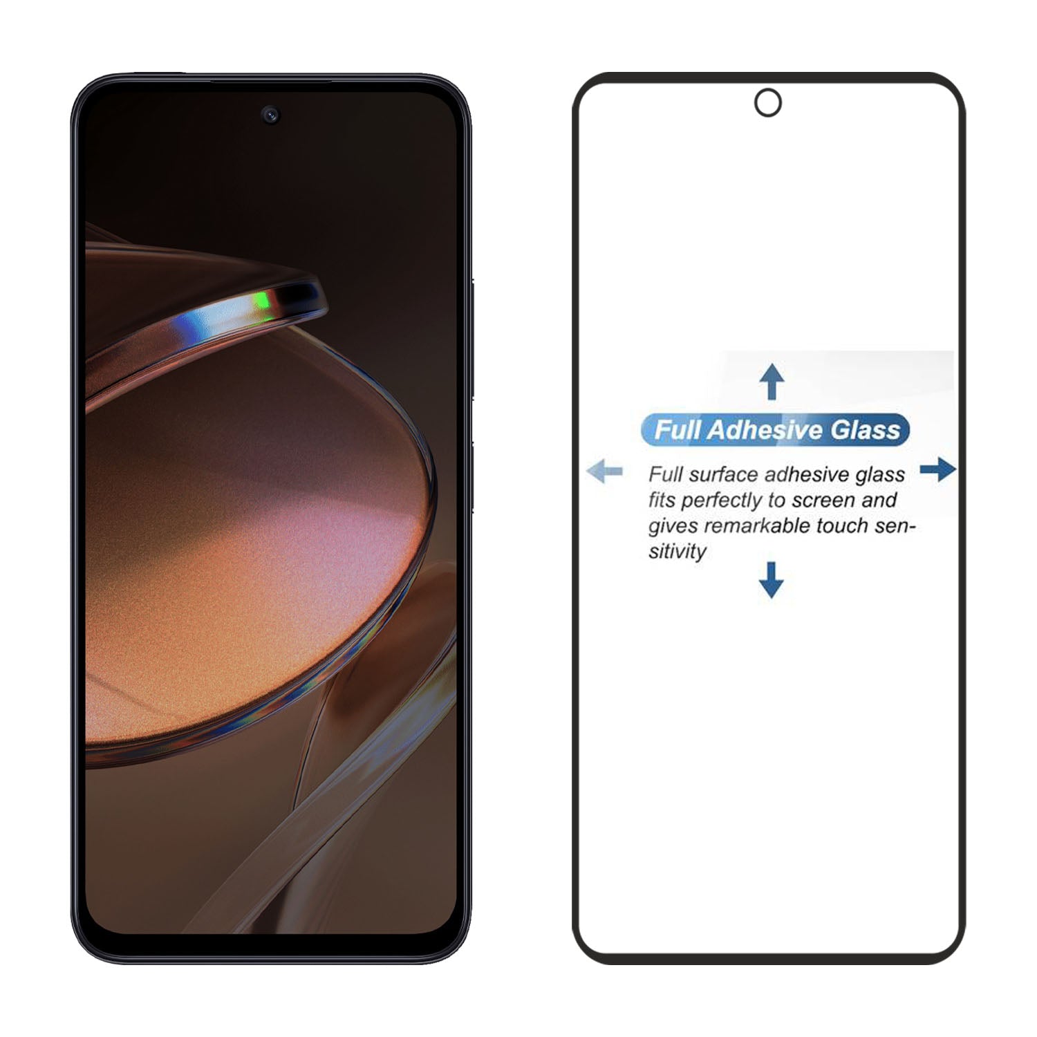 Tempered Glass for Xiaomi Redmi 12 5G / 12 4G / Redmi 13 4G / 13 5G / Poco M6 Pro / M6 Plus / Redmi Note 12R, Pack of 1