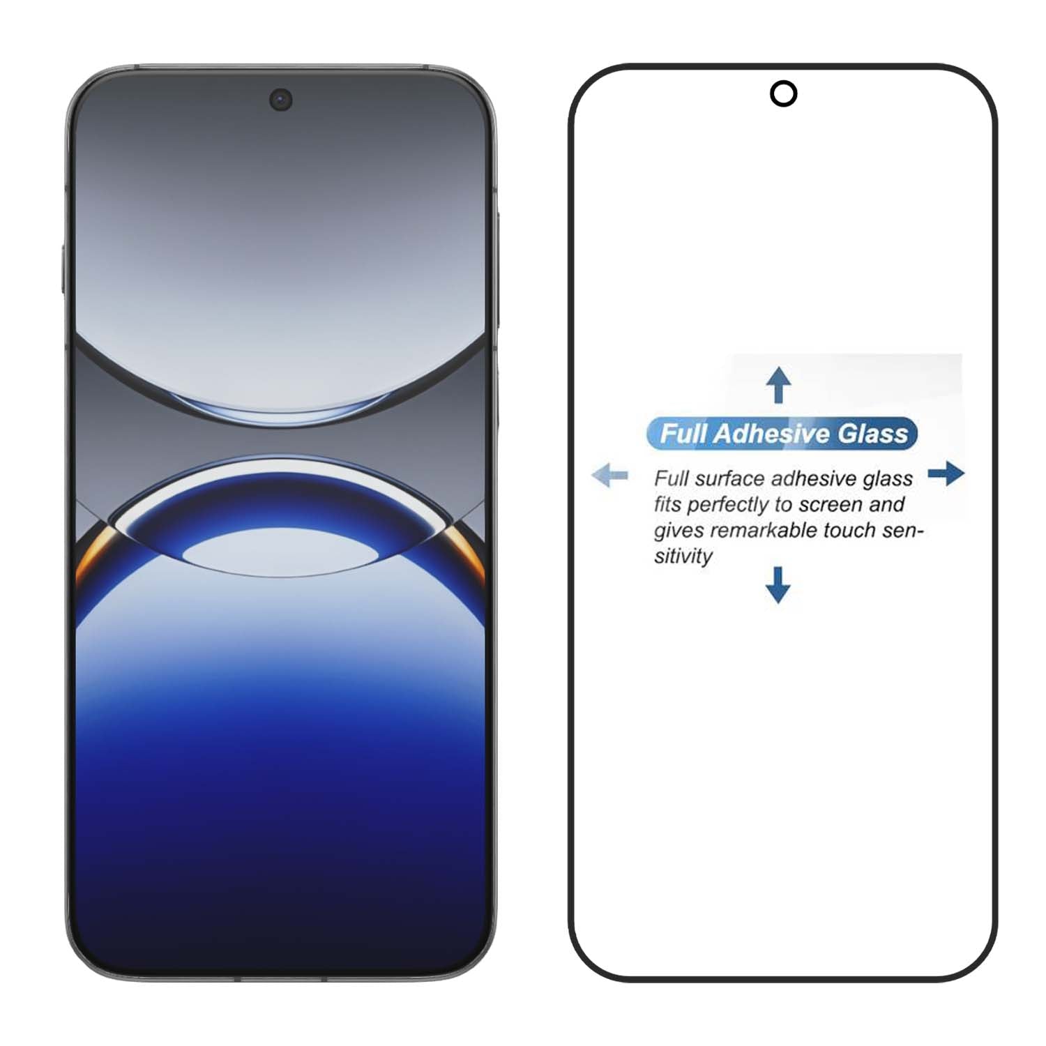 Tempered Glass for Oppo Reno 13 (Black) Edge to Edge , Pack of 1