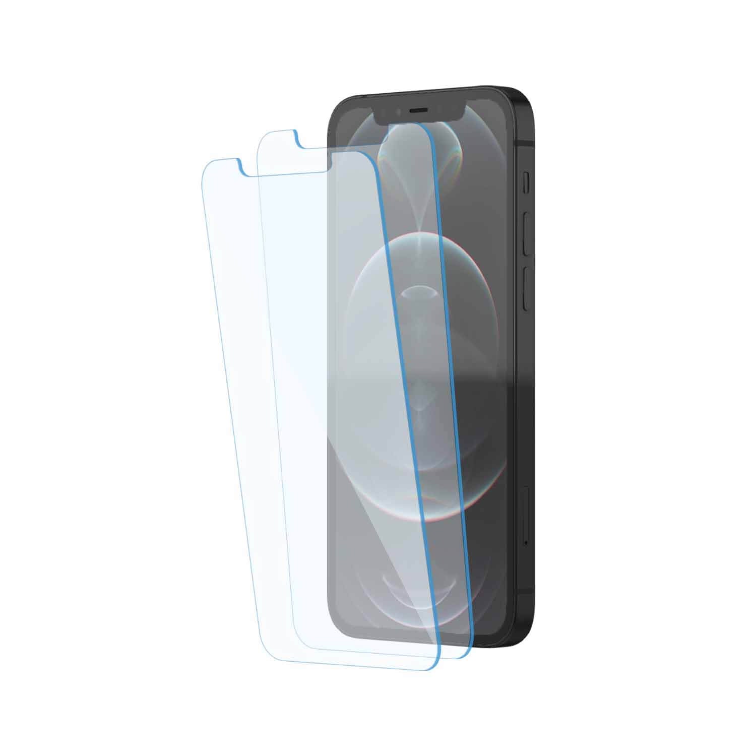 Tempered Glass for Apple iPhone 12 Pro Max (Transparent) Pack of 2