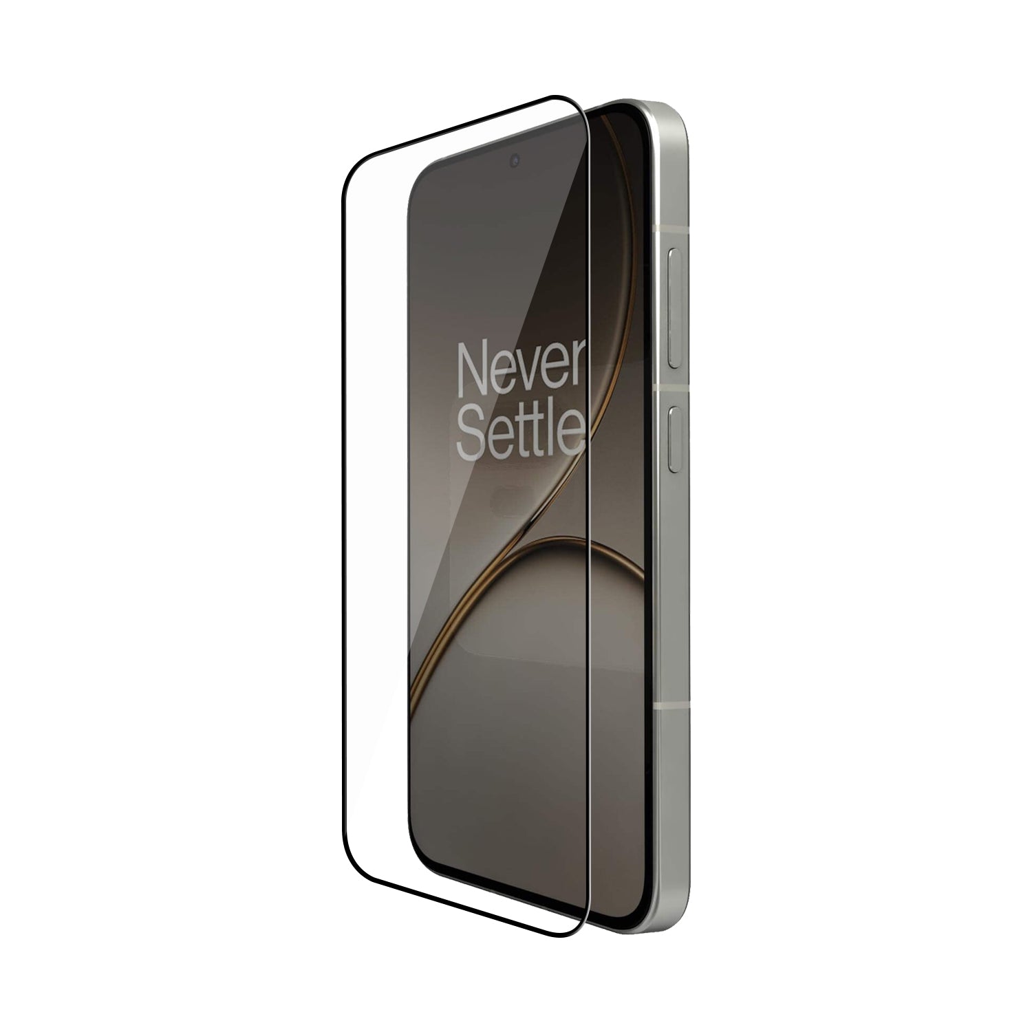Tempered Glass for OnePlus 15T (Black) Edge to Edge , Pack of 1