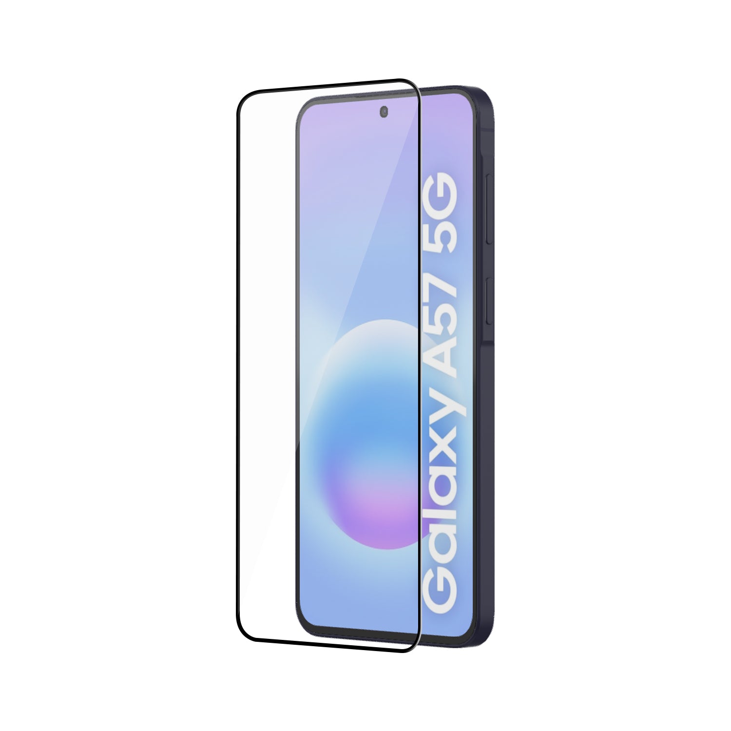 Tempered Glass for Samsung Galaxy F70e (Black) Edge to Edge, Pack of 1
