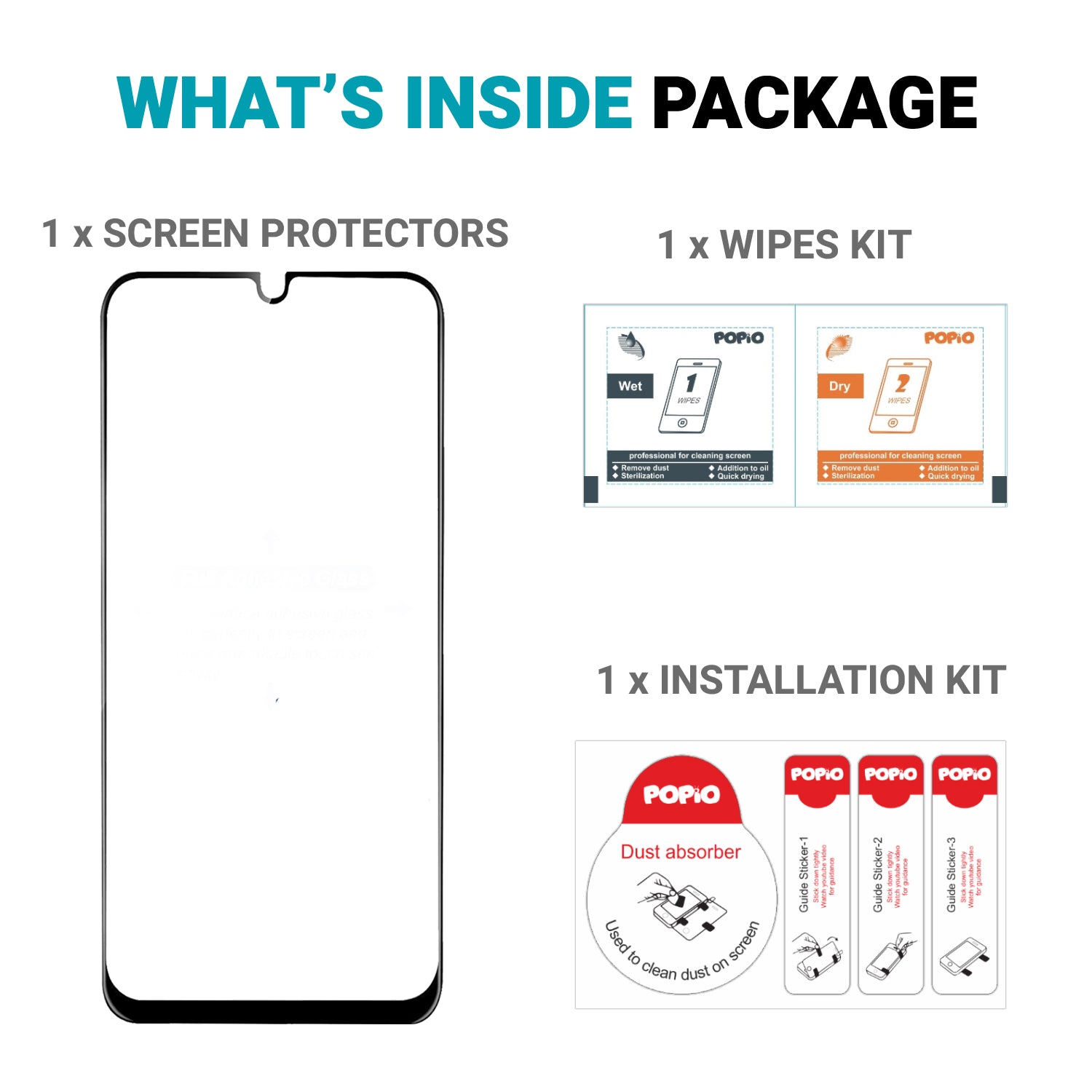 Tempered Glass for Xiaomi Redmi 13C / Redmi 13C 5G, Poco C65 Pack of 1