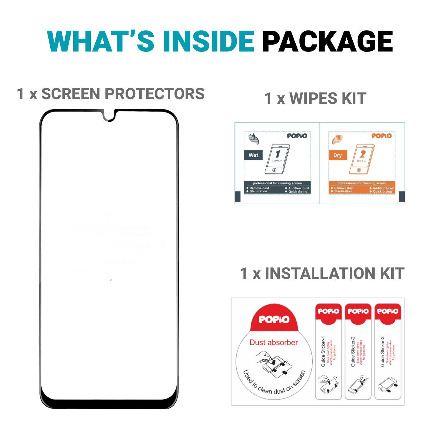 Tempered Glass for Samsung Galaxy A15 / A15 5G / F15 5G (Black) Edge to Edge , Pack of 1