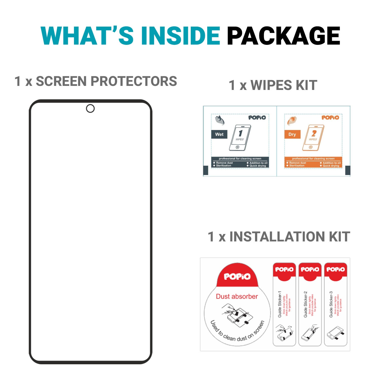 Tempered Glass for Motorola Moto G35 / Realme C63 5G , Pack of 1 , Edge to Edge