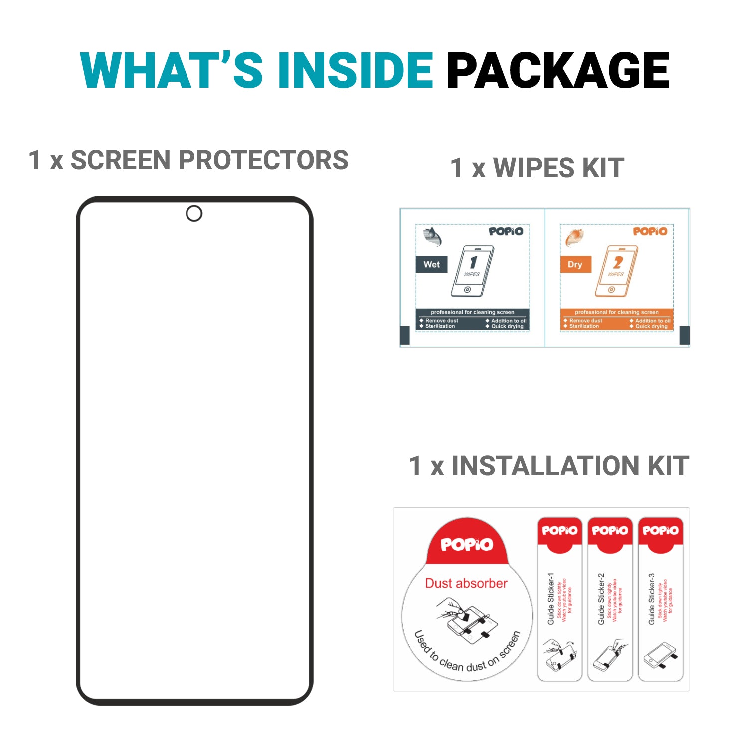 Tempered Glass for Xiaomi Poco X6 Pro , Poco F6  (Black) Edge to Edge , Pack of 1