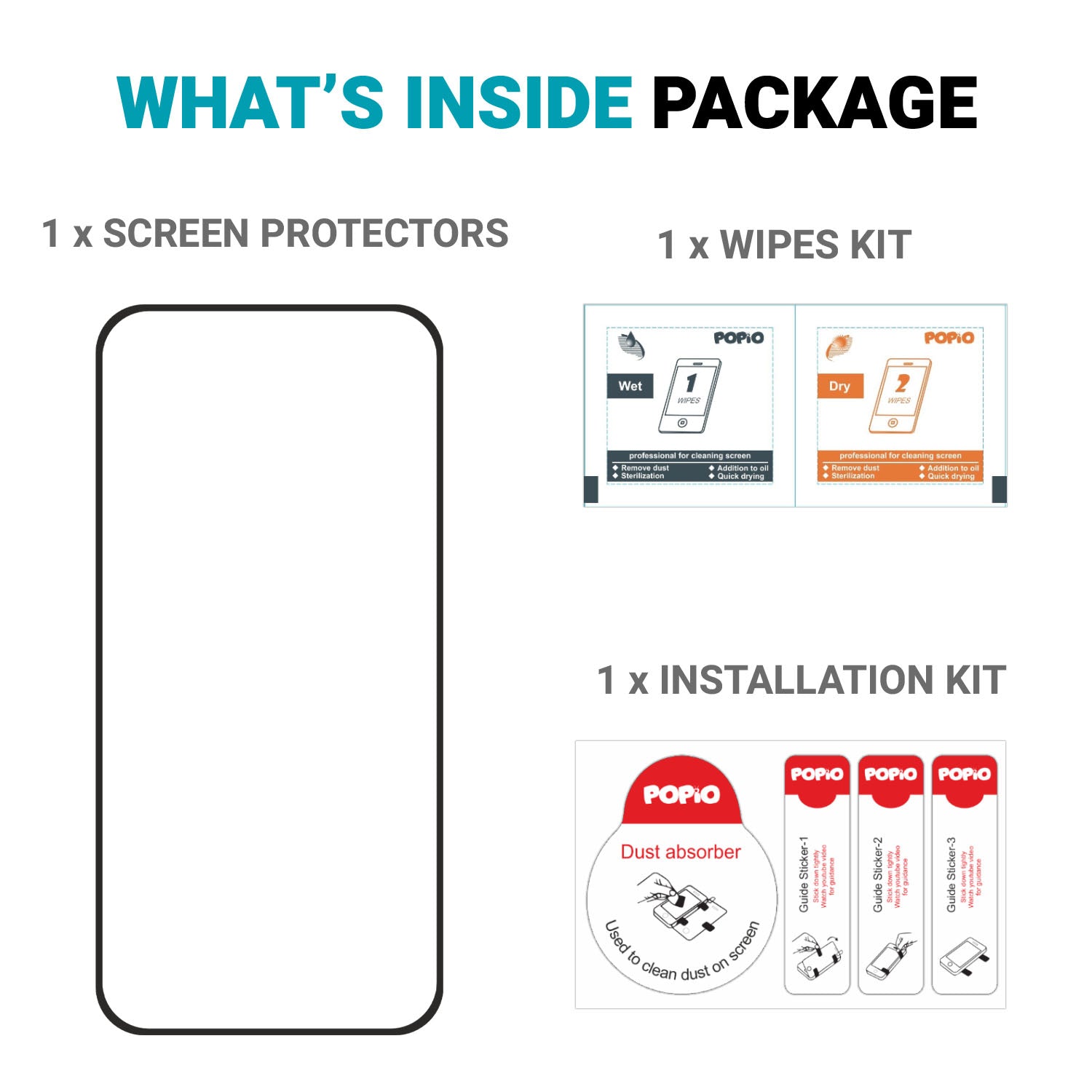 Matte Finish Gaming Tempered Glass Compatible for iPhone 14 pro (Black) Edge to Edge Coverage , Anti-Glare