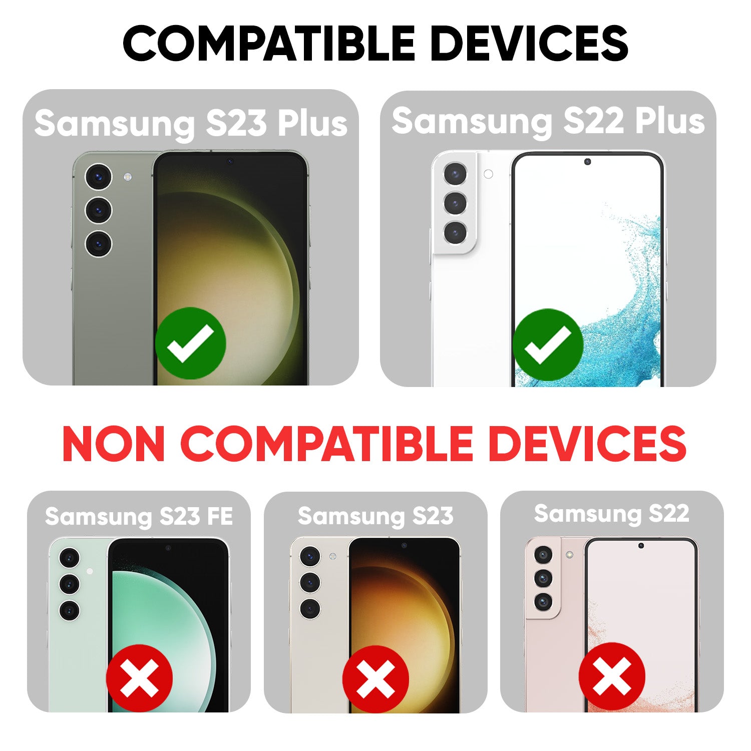 Flexible Screen Guard for Samsung Galaxy S22 Plus , Samsung Galaxy S23 Plus (Transparent) Edge to Edge